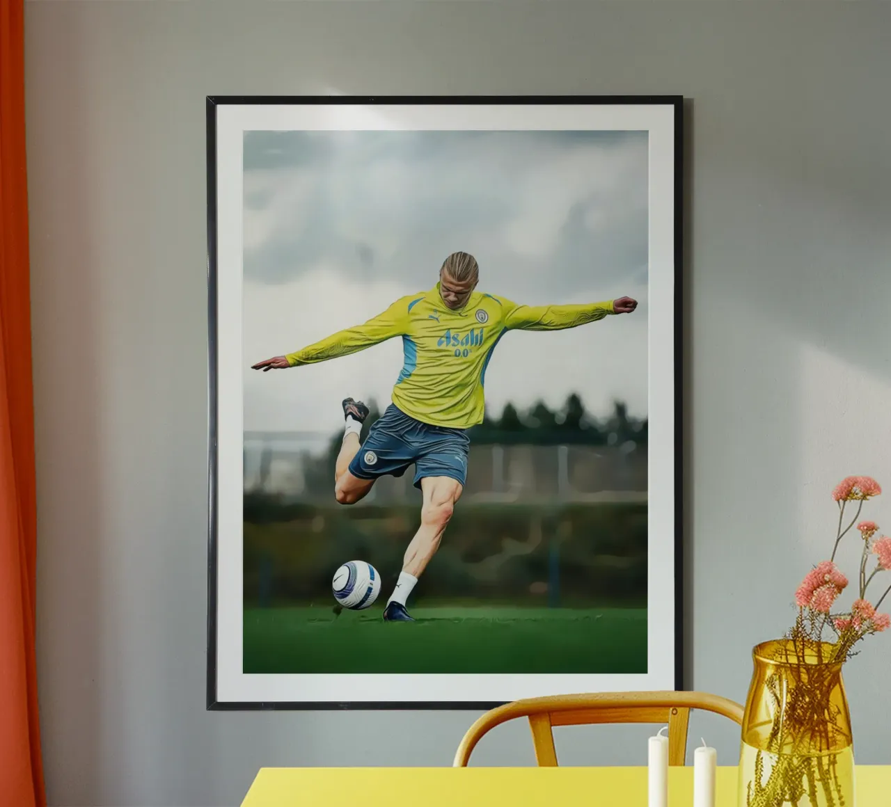 Erling Haaland Arte digitale poster da ArdanART