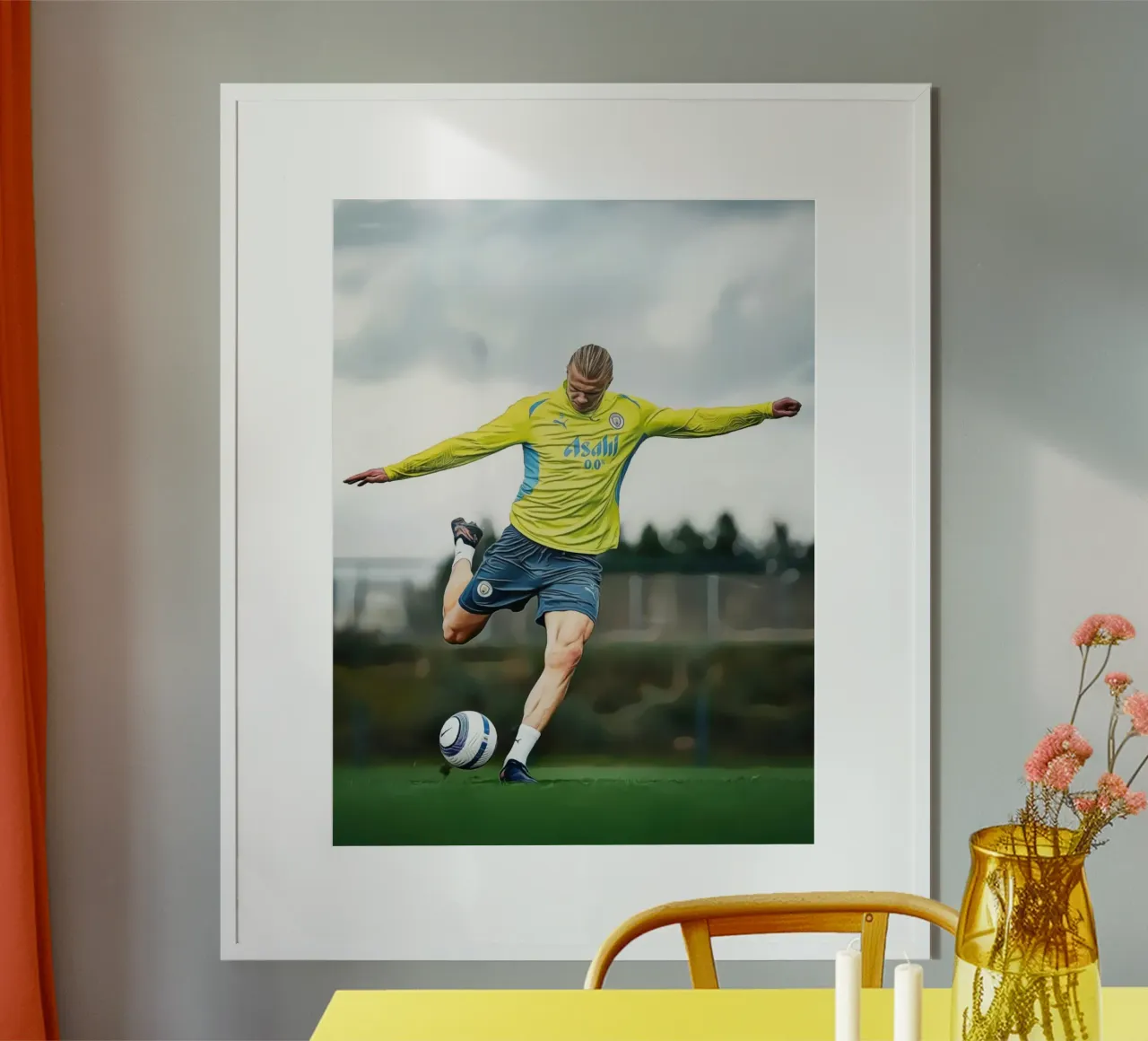 Erling Haaland Arte digitale poster da ArdanART