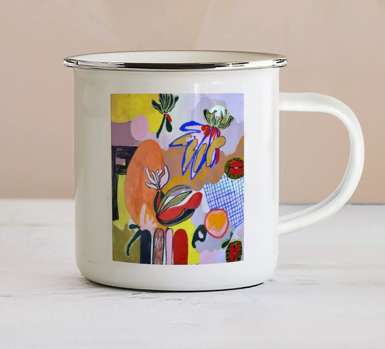 Late summer tazza in smalto da Silvaya