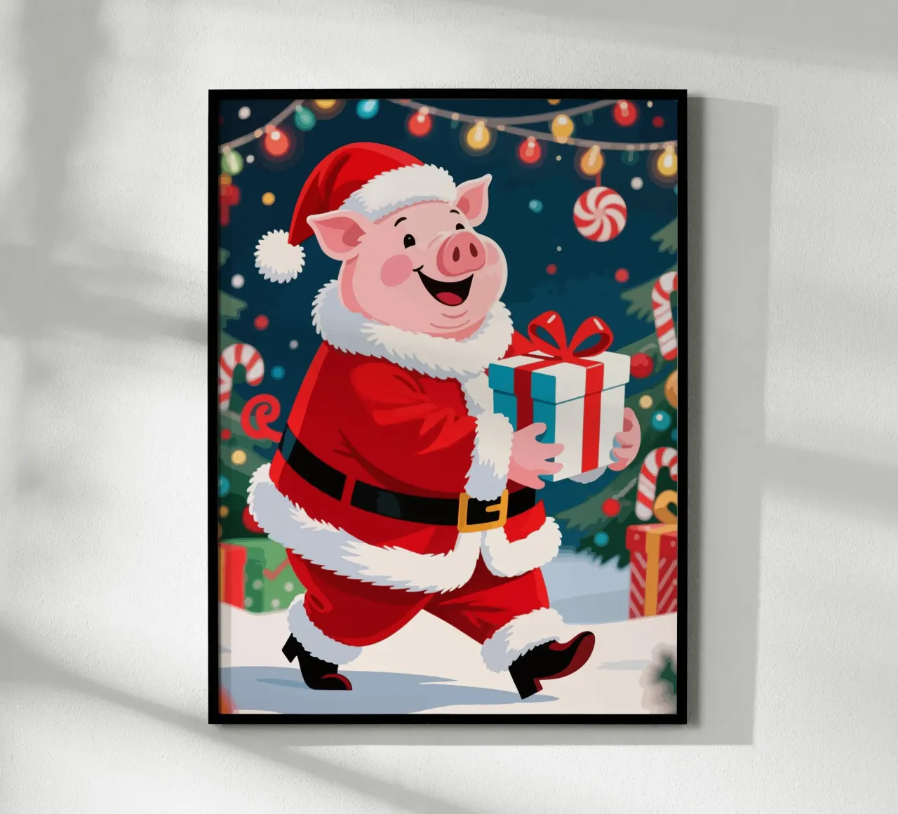 Natale del maiale poster da knowledge