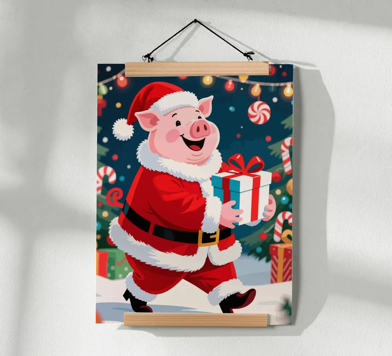Natale del maiale poster da knowledge