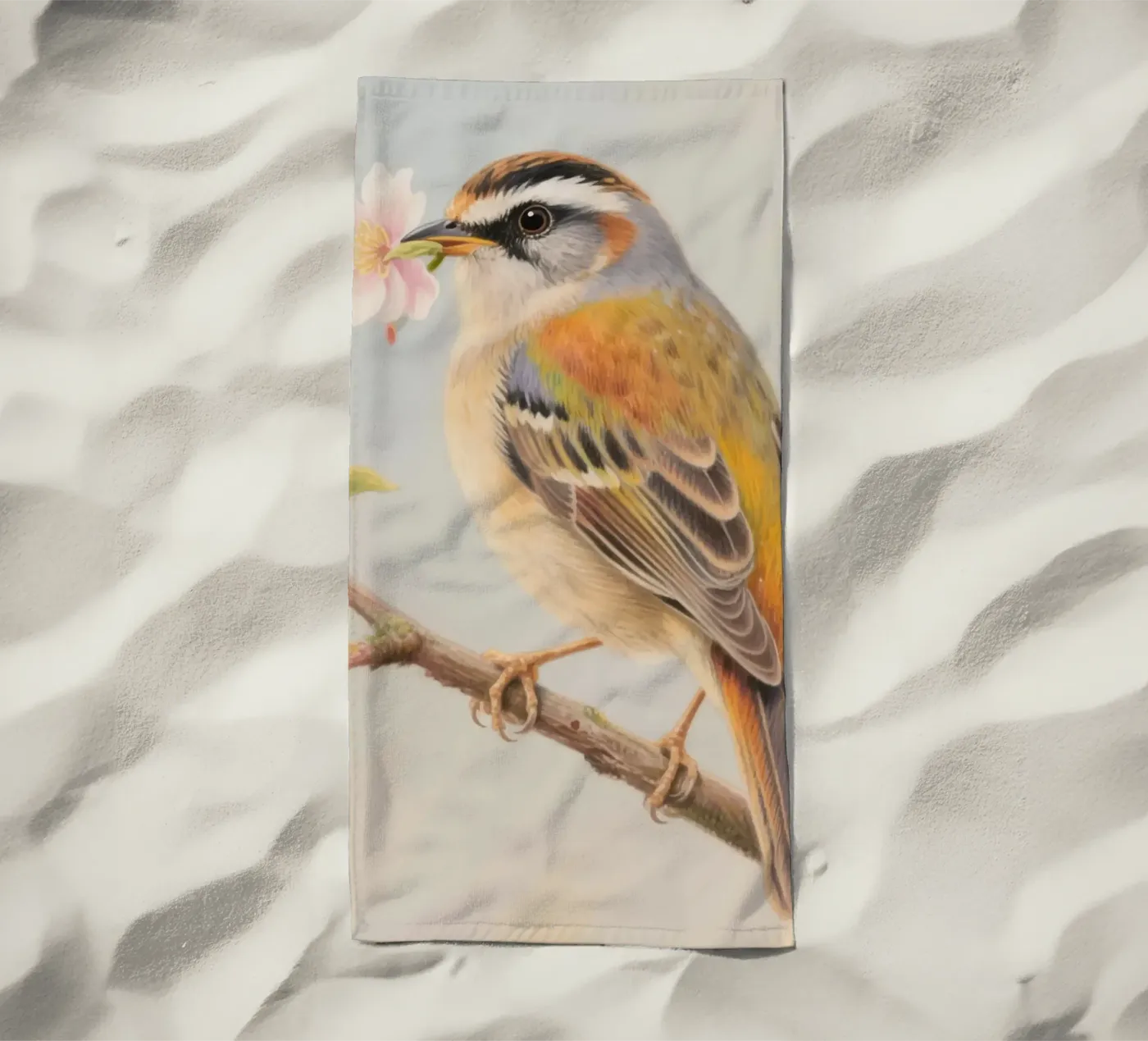 Uccellino telo mare da knowledge