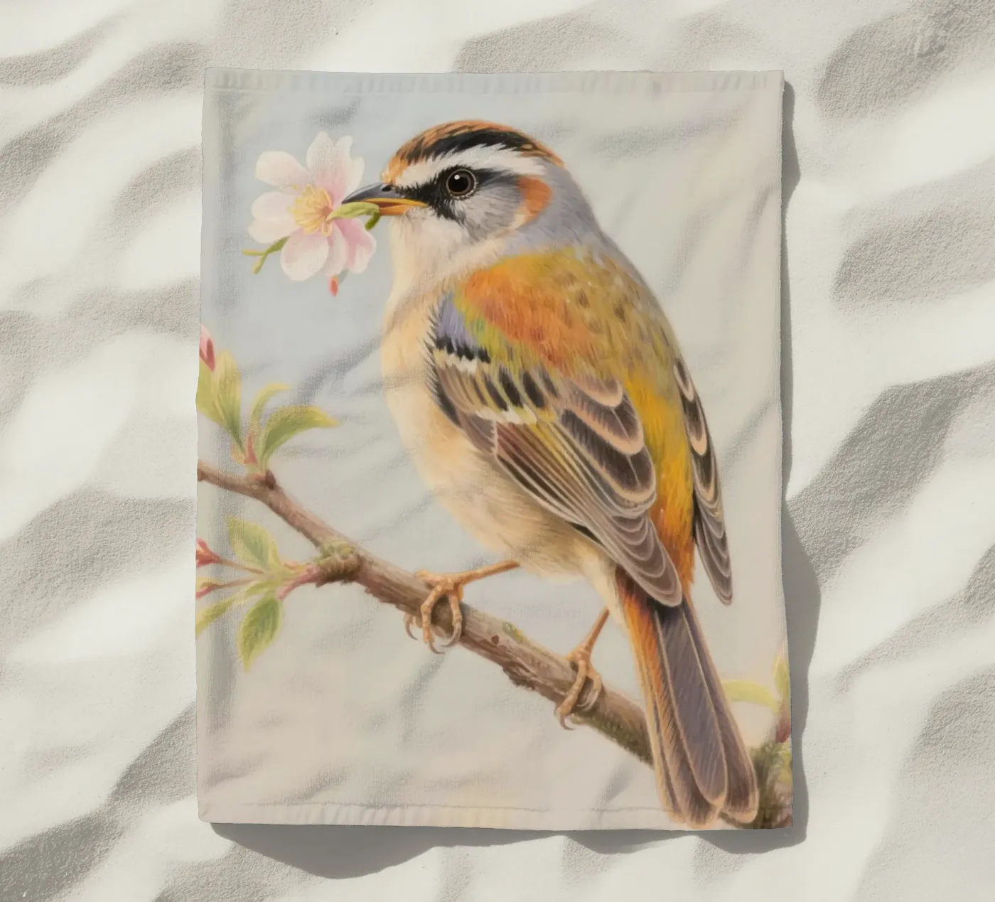 Uccellino telo mare da knowledge