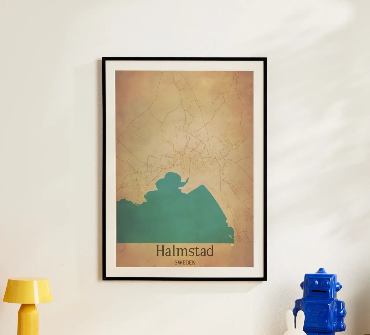 Halmstad SWEDEN poster da WorldPrint