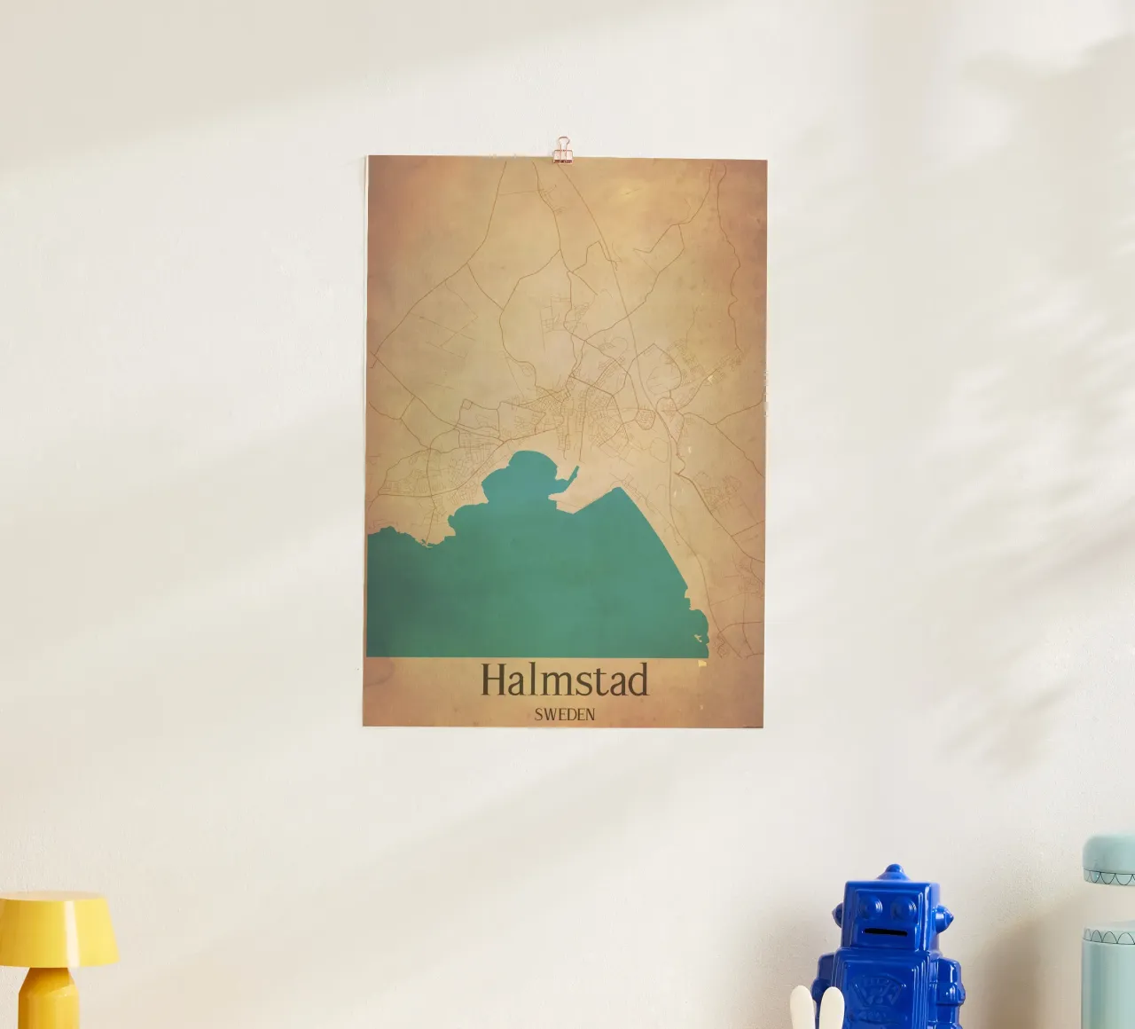 Halmstad SWEDEN poster da WorldPrint