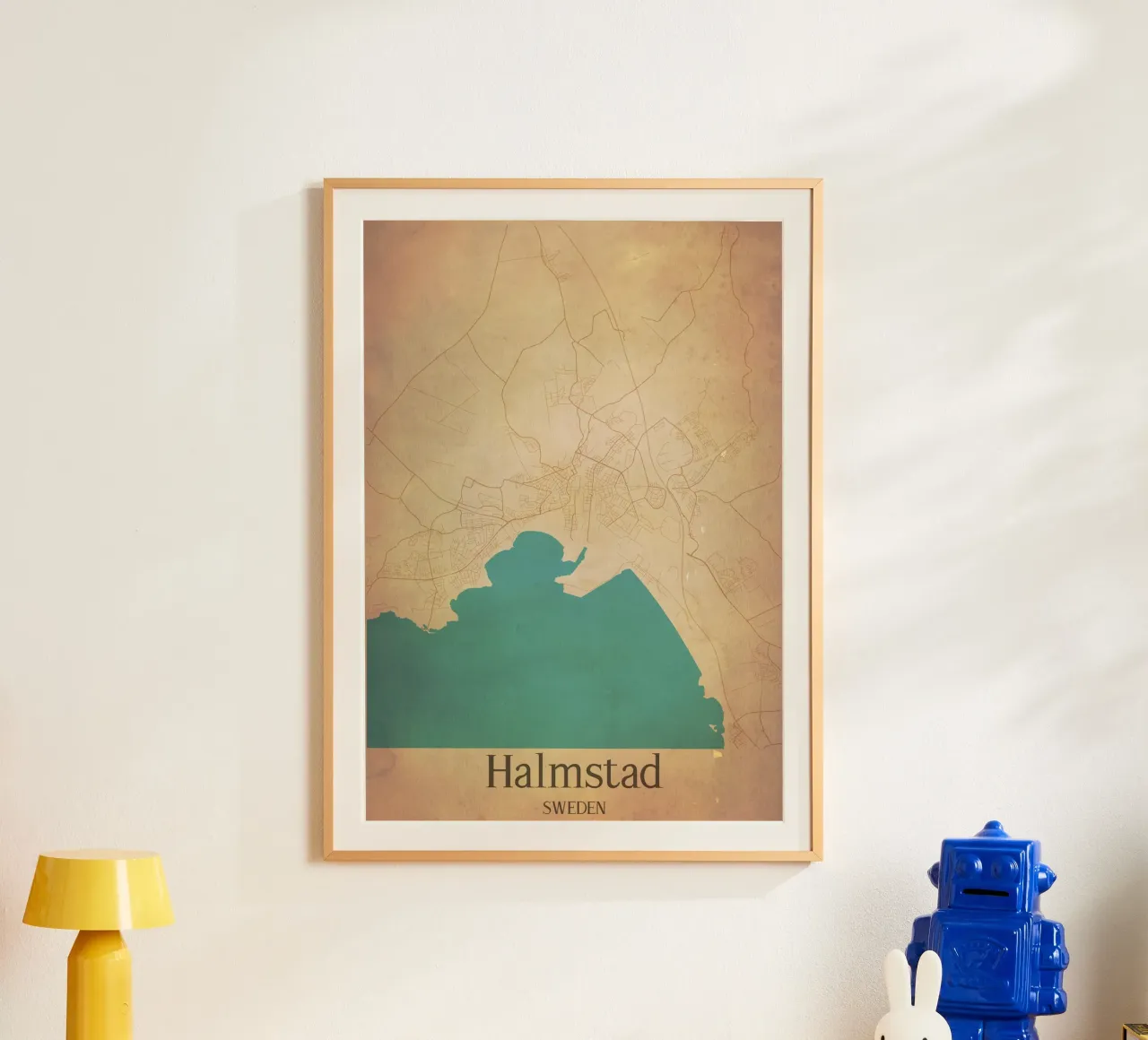 Halmstad SWEDEN poster da WorldPrint