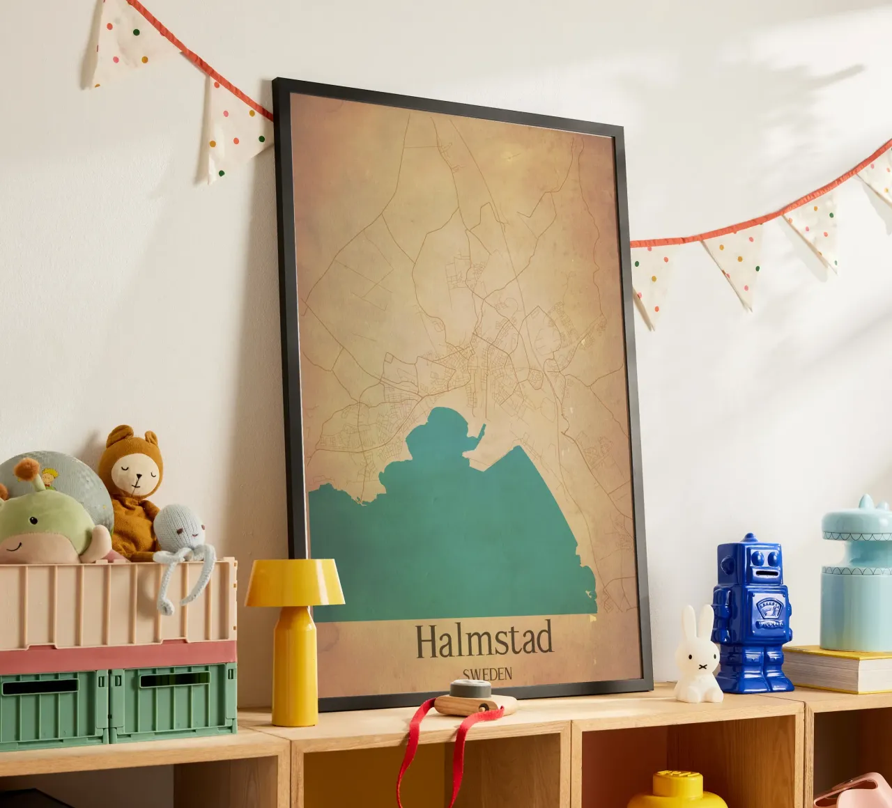 Halmstad SWEDEN poster da WorldPrint