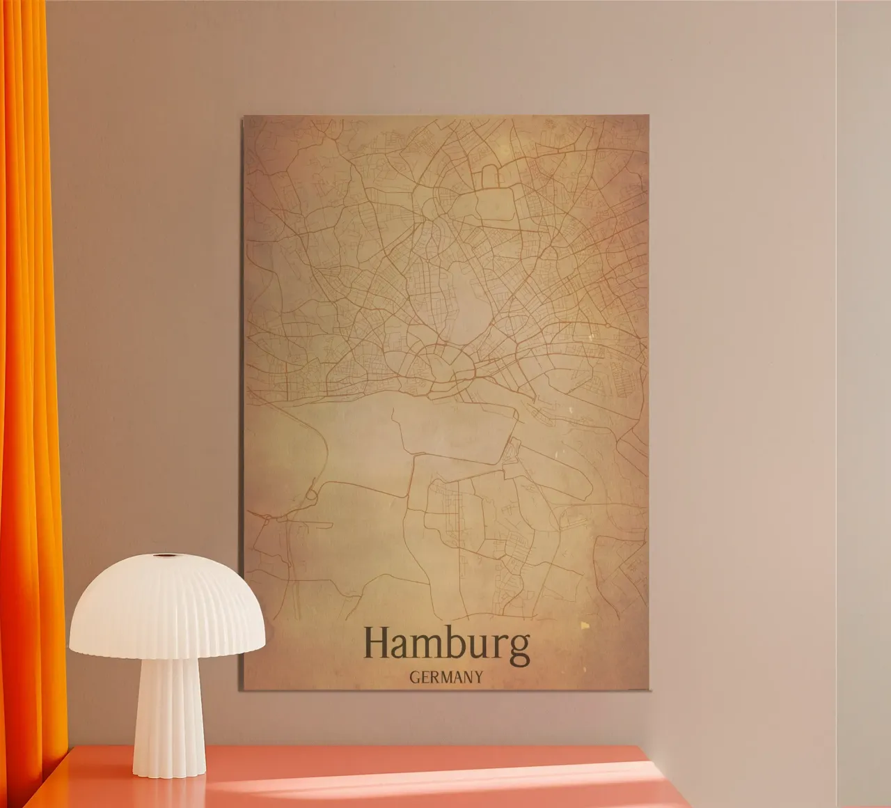 Hamburg GERMANY poster da WorldPrint