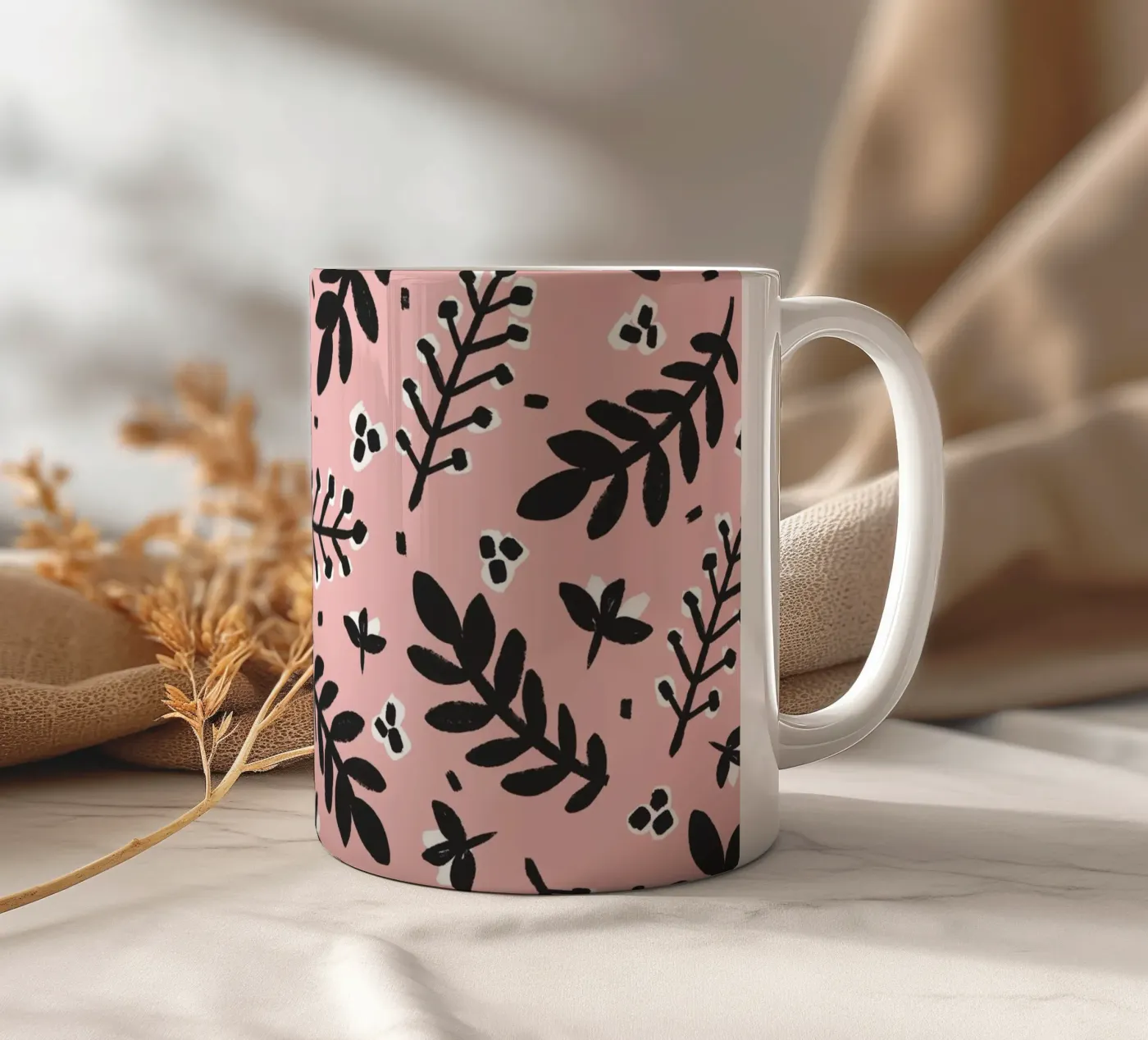 Pattern No 26 ceramic mug by treechild