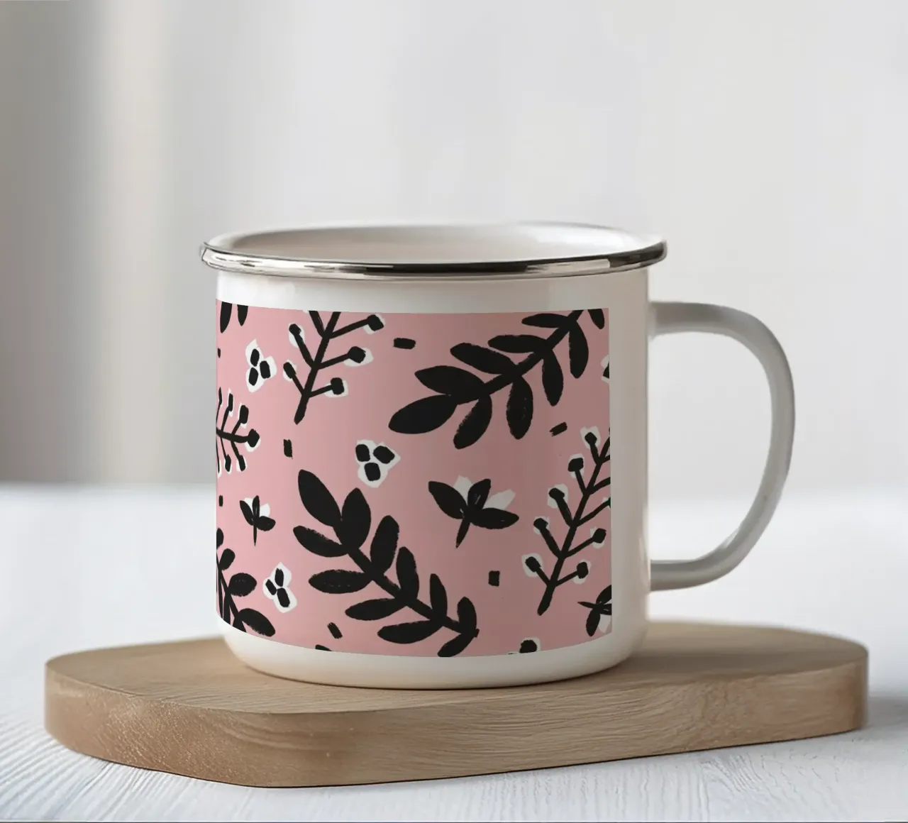 Pattern No 26 emaille mok van treechild
