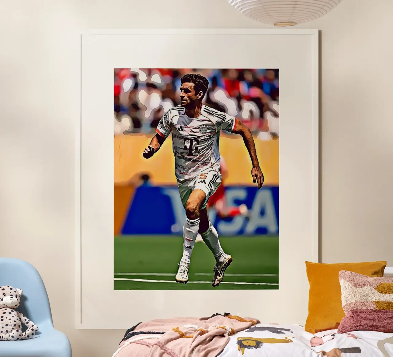 Thomas Muller Digital Art Poster poster da ArdanART