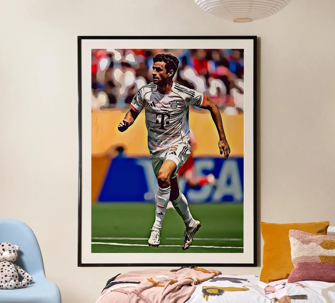 Thomas Muller Digital Art Poster poster da ArdanART