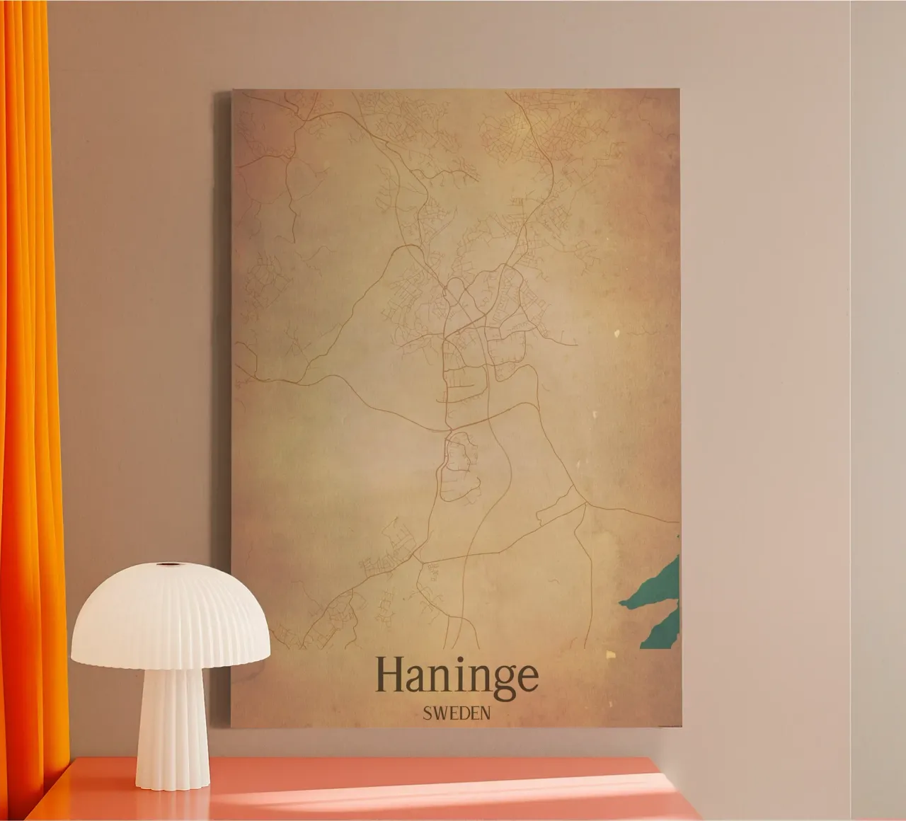 Haninge SWEDEN tela con Cornice a cassetta da WorldPrint