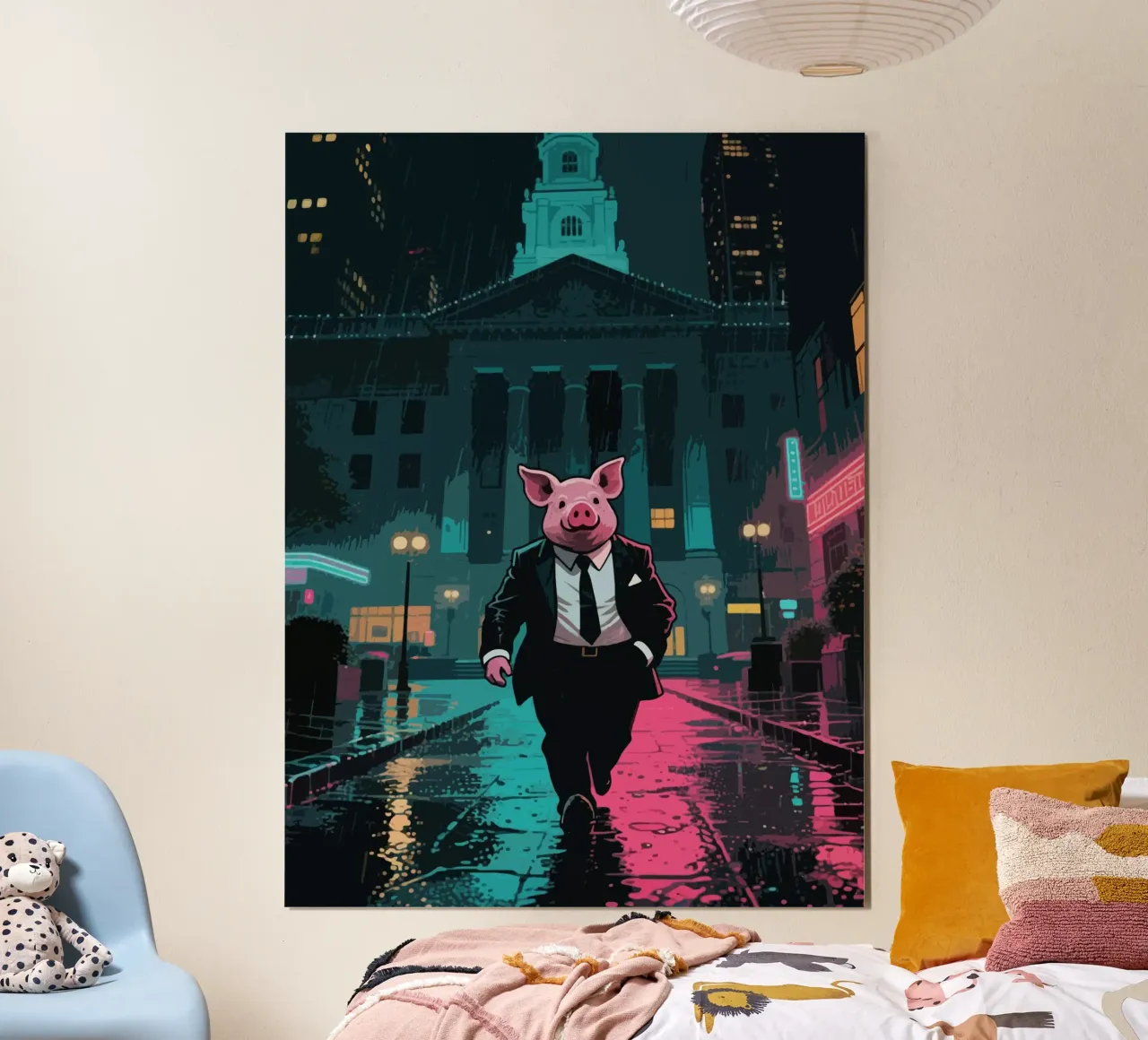 Agent Mafia Funny Pig poster da knowledge