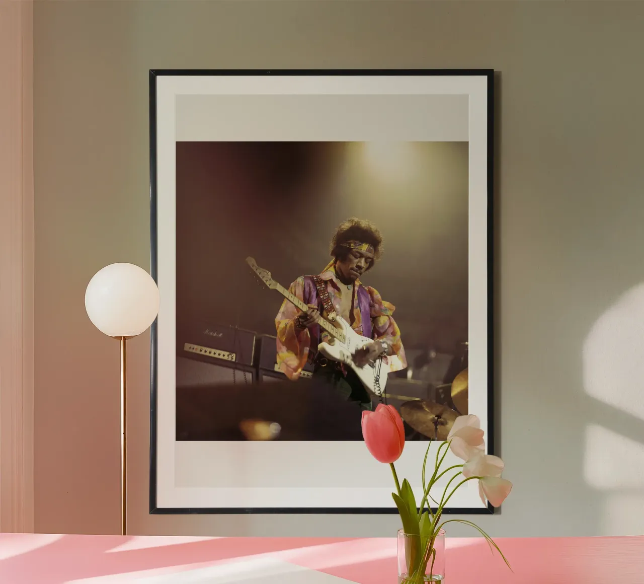 Lo stile del chitarrista icona Jimi Hendrix poster da leguesdreams