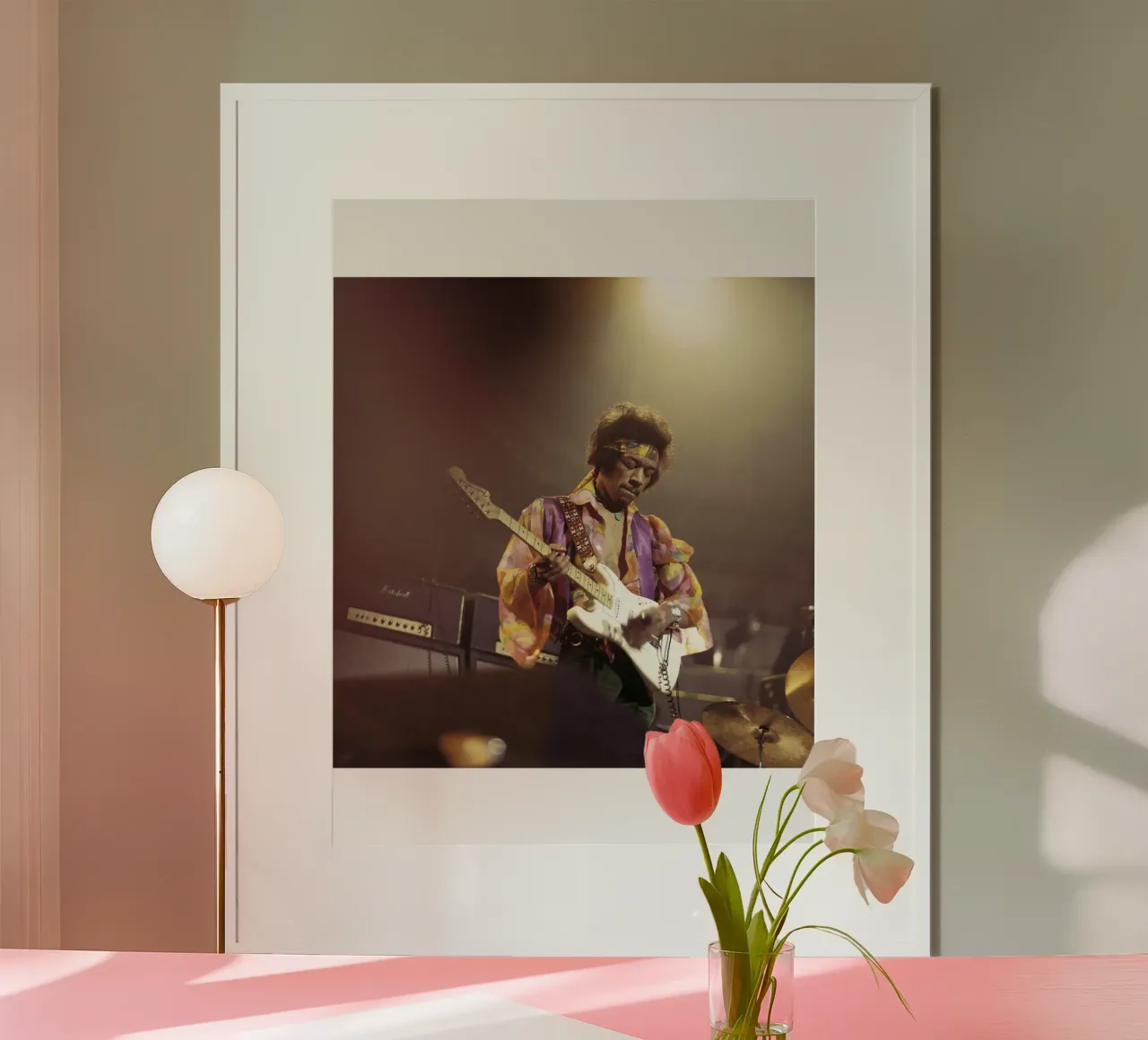 Lo stile del chitarrista icona Jimi Hendrix poster da leguesdreams