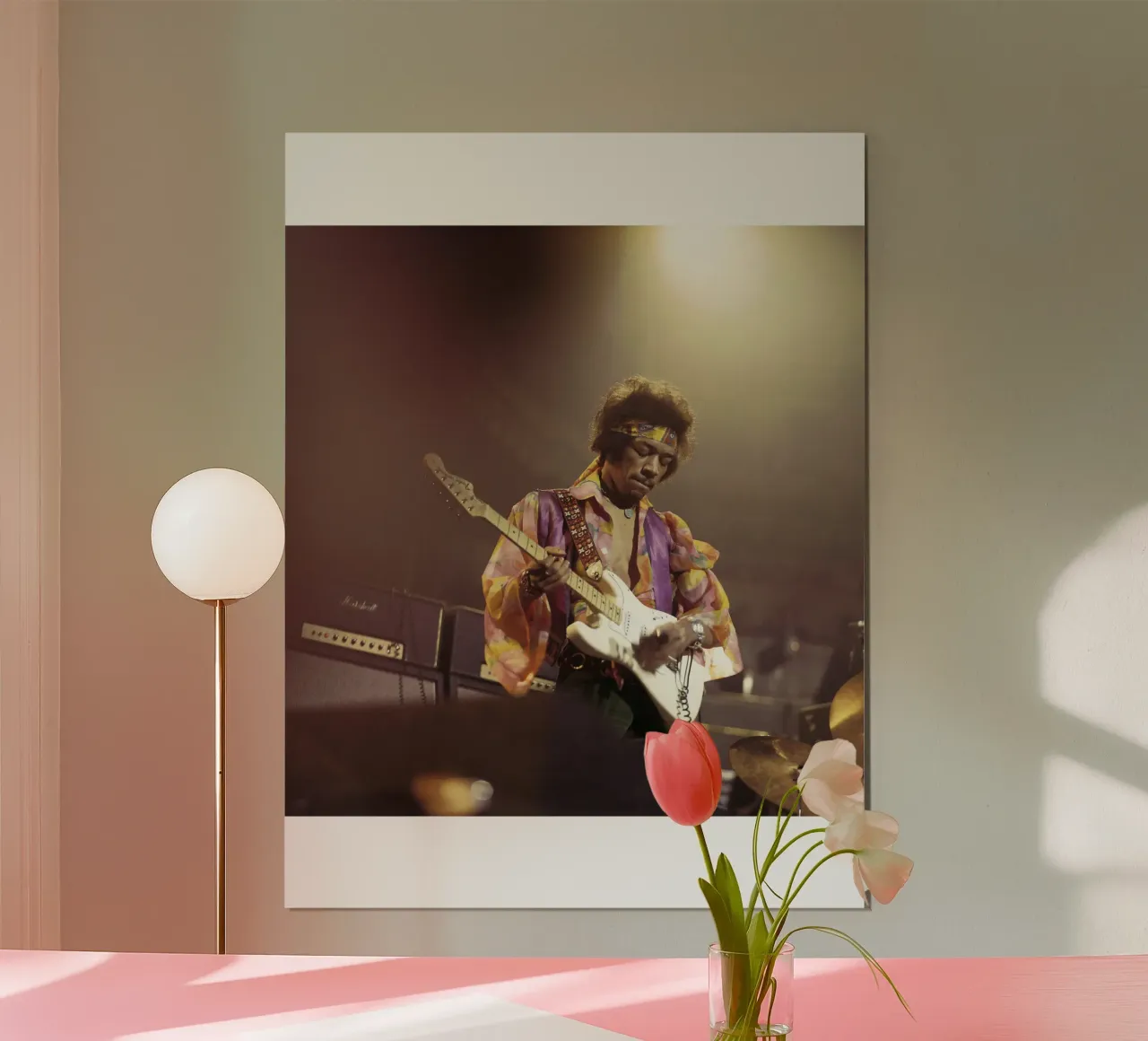 Lo stile del chitarrista icona Jimi Hendrix poster da leguesdreams