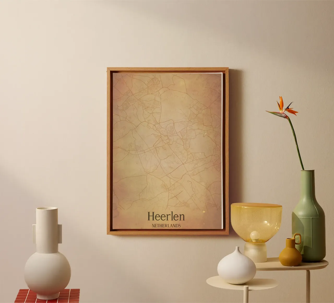 Heerlen NETHERLANDS Leinwand mit Schattenfugenrahmen von WorldPrint