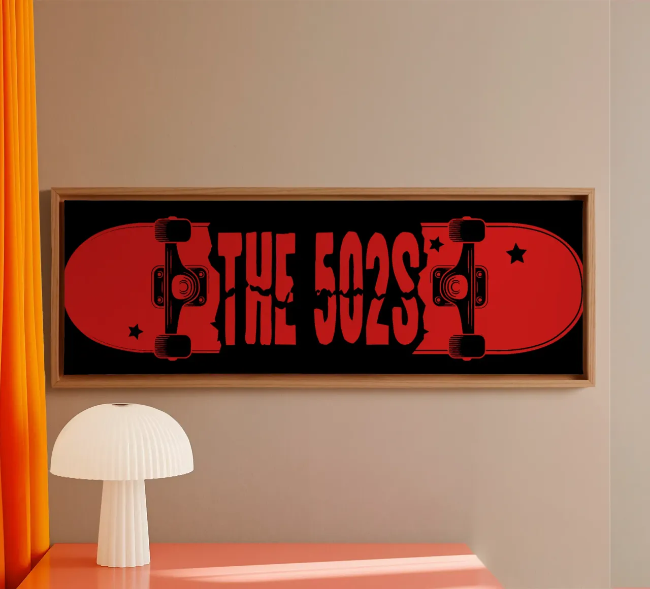 The Skate Of 520s Classic T-Shirt canvas with Floater frame by abelazikicks.ve