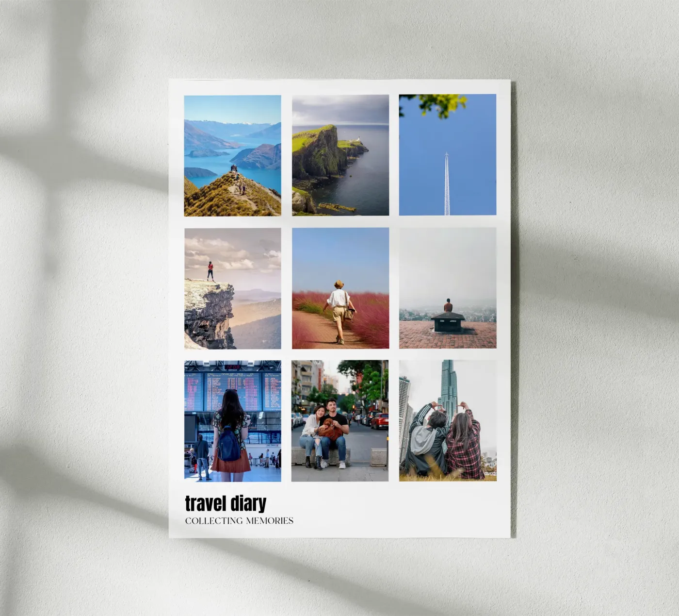 travel diary plexiglass da be.