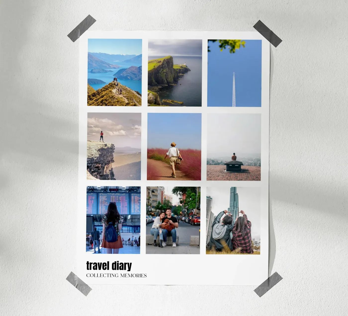 travel diary poster da be.