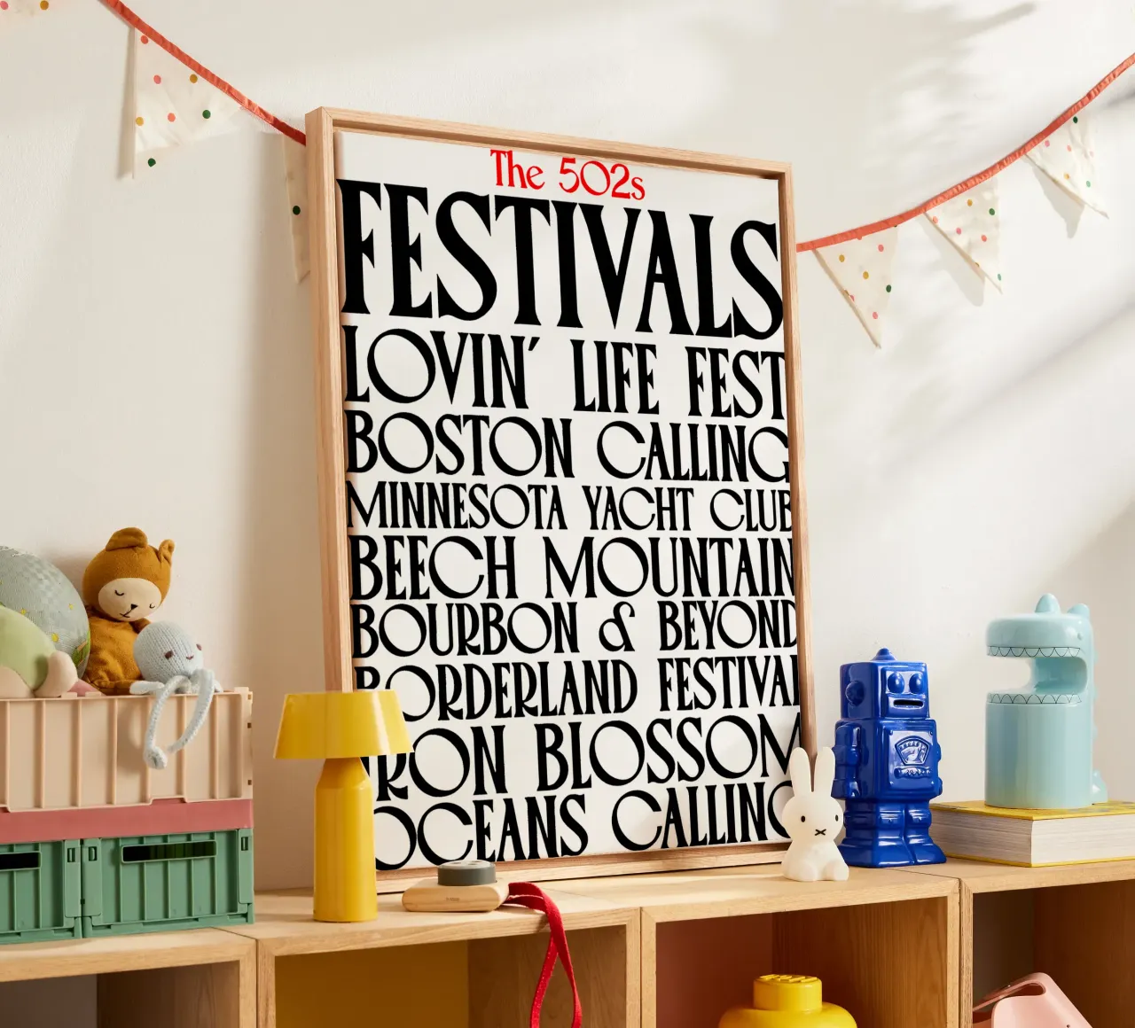 De 502s Festivals Klassiek T-Shirt canvas met Baklijst van abelazikicks.ve