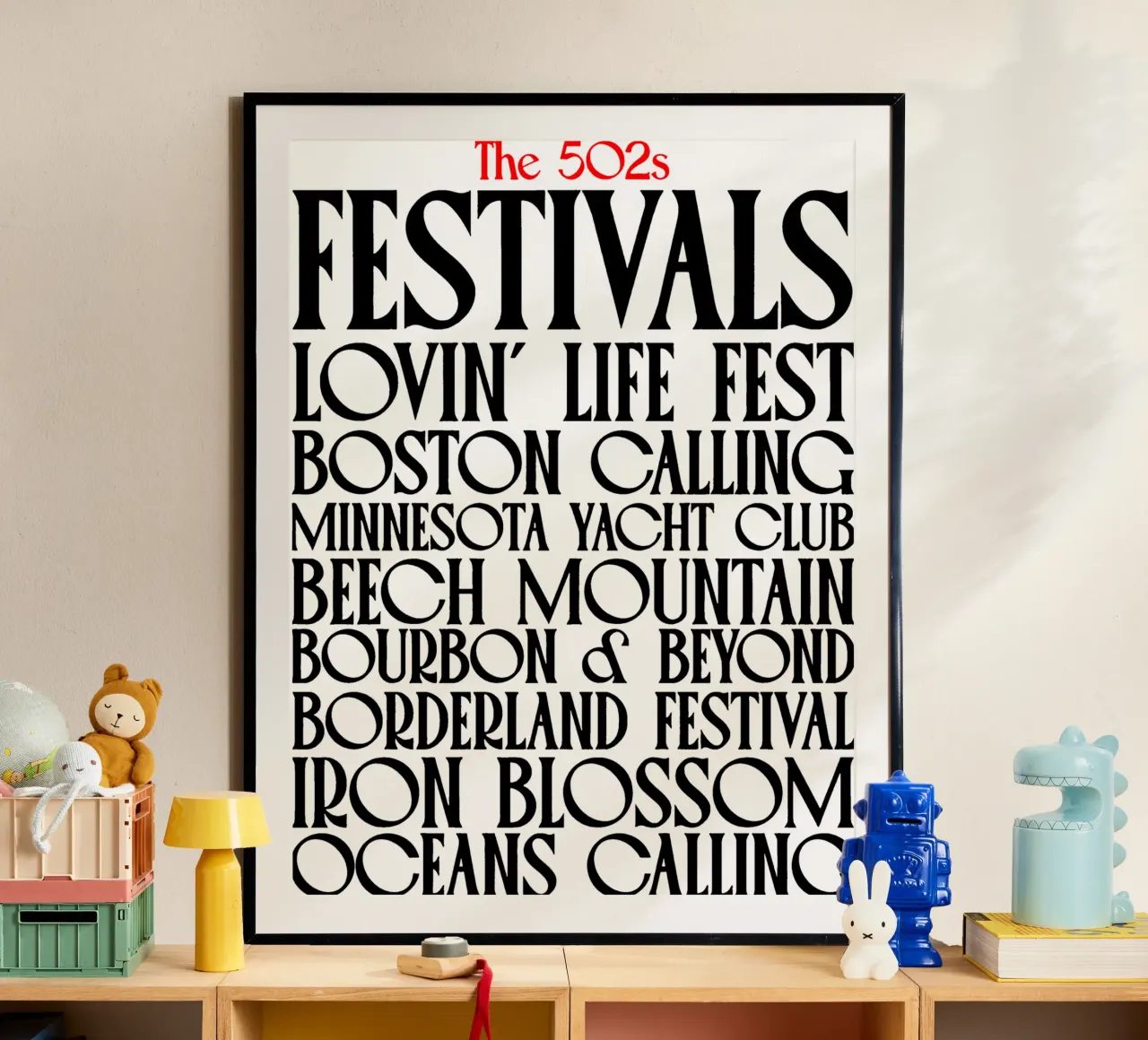 Maglietta classica The 502s Festivals poster da abelazikicks.ve