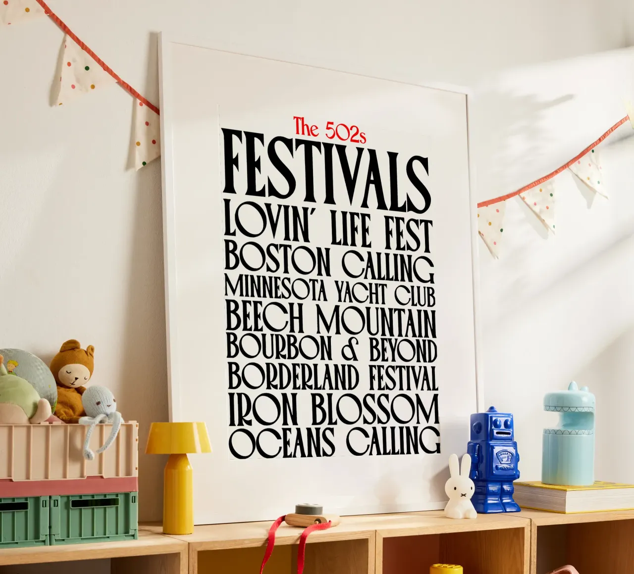 Maglietta classica The 502s Festivals poster da abelazikicks.ve