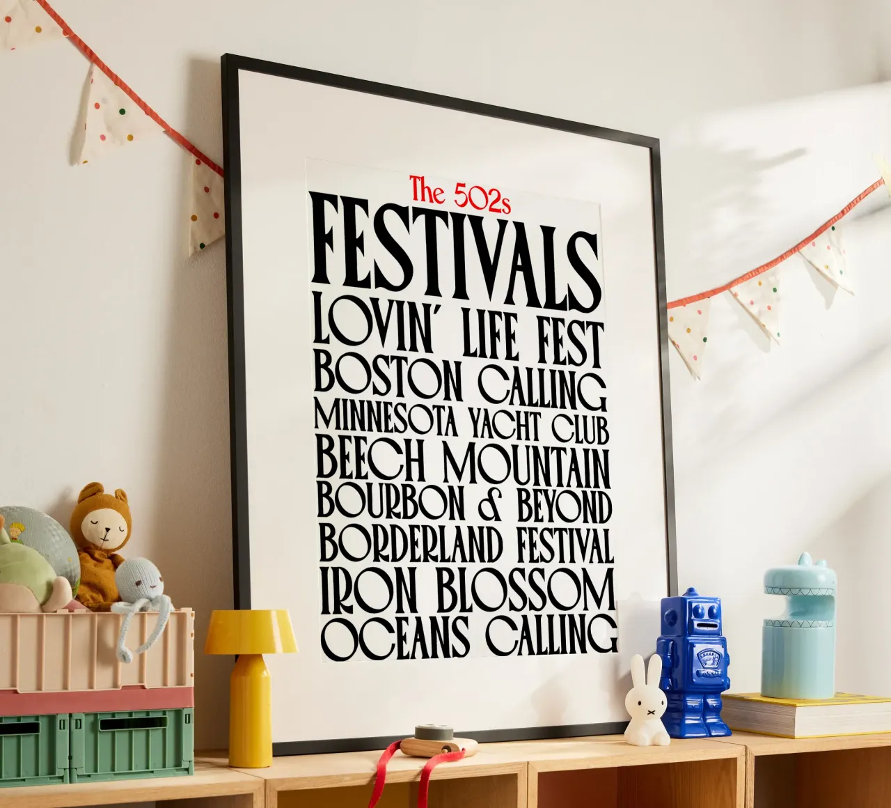 Maglietta classica The 502s Festivals poster da abelazikicks.ve