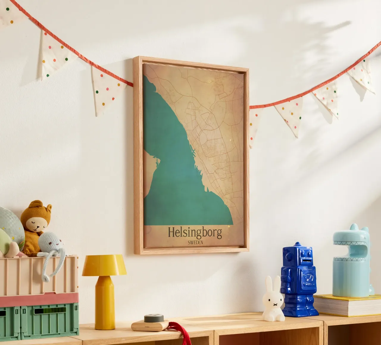 Helsingborg SWEDEN tela con Cornice a cassetta da WorldPrint