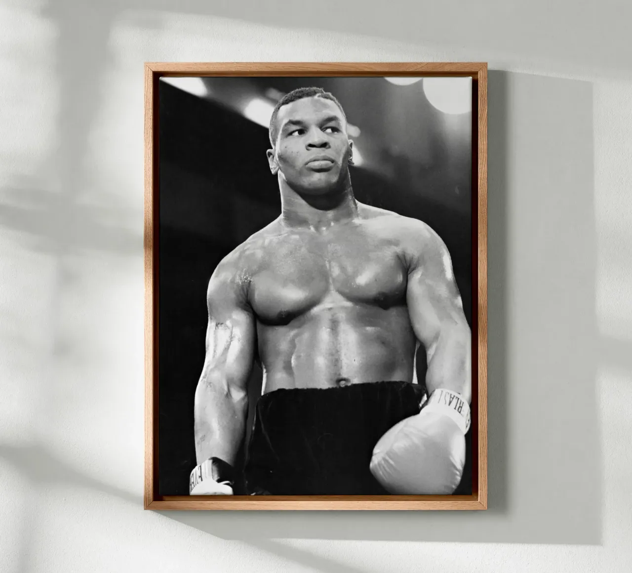 The Champions Mike Tyson canvas with Floater frame by youlisvirgo