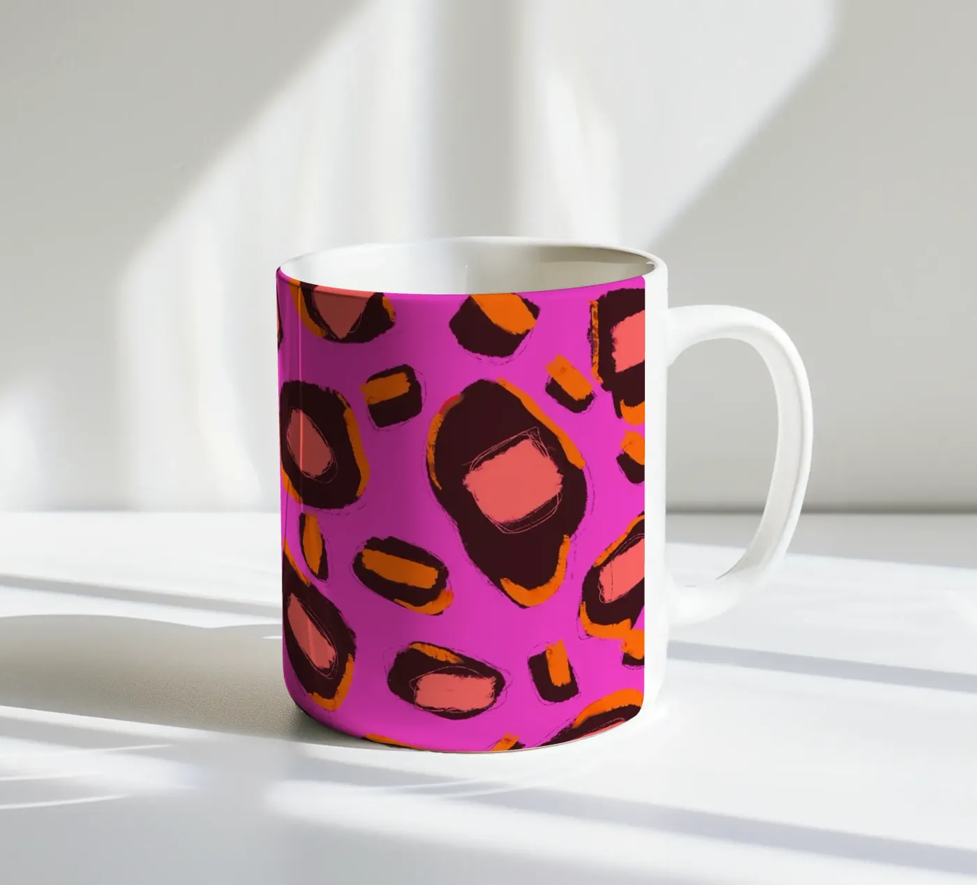Pattern No 27 ceramic mug by treechild