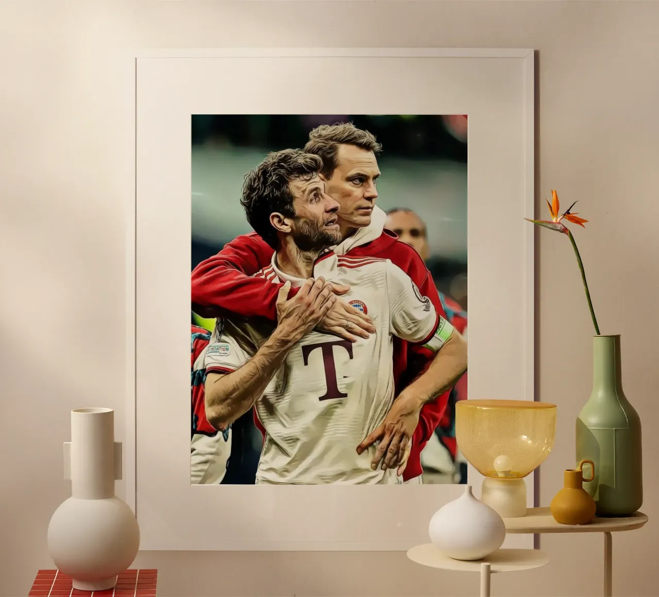 Momento di calcio emozionale Poster d'arte digitale poster da ArdanART