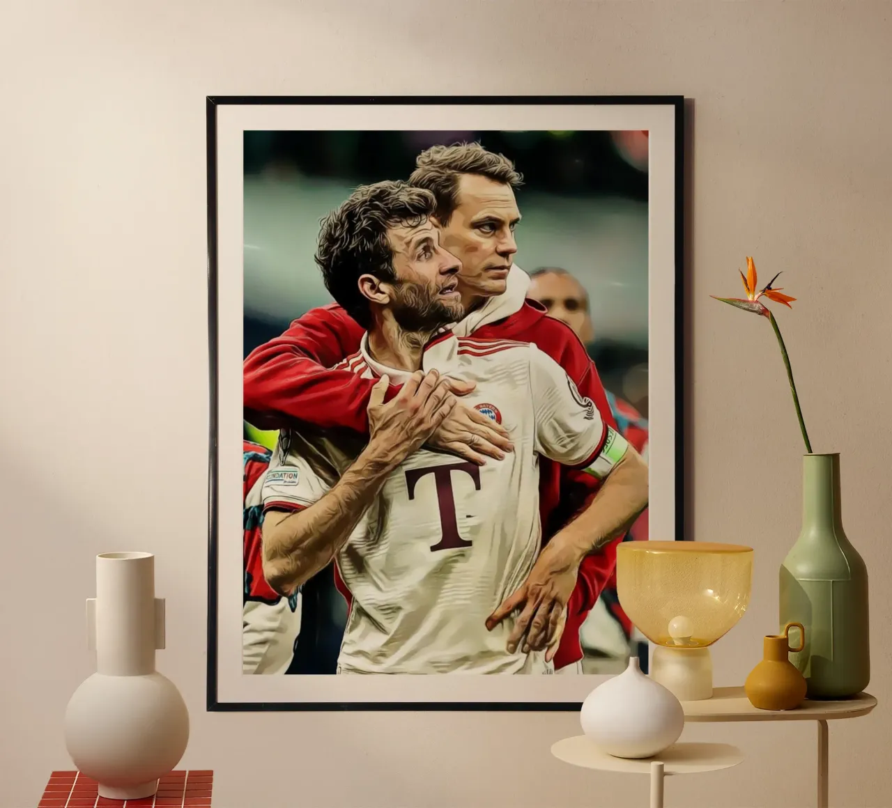 Momento di calcio emozionale Poster d'arte digitale poster da ArdanART