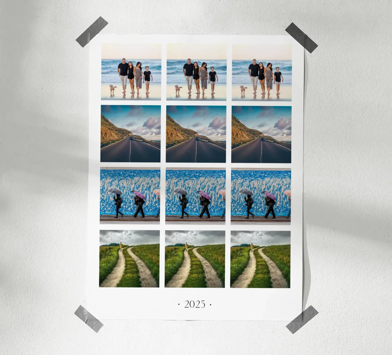 recap poster con telaio in legno da be.