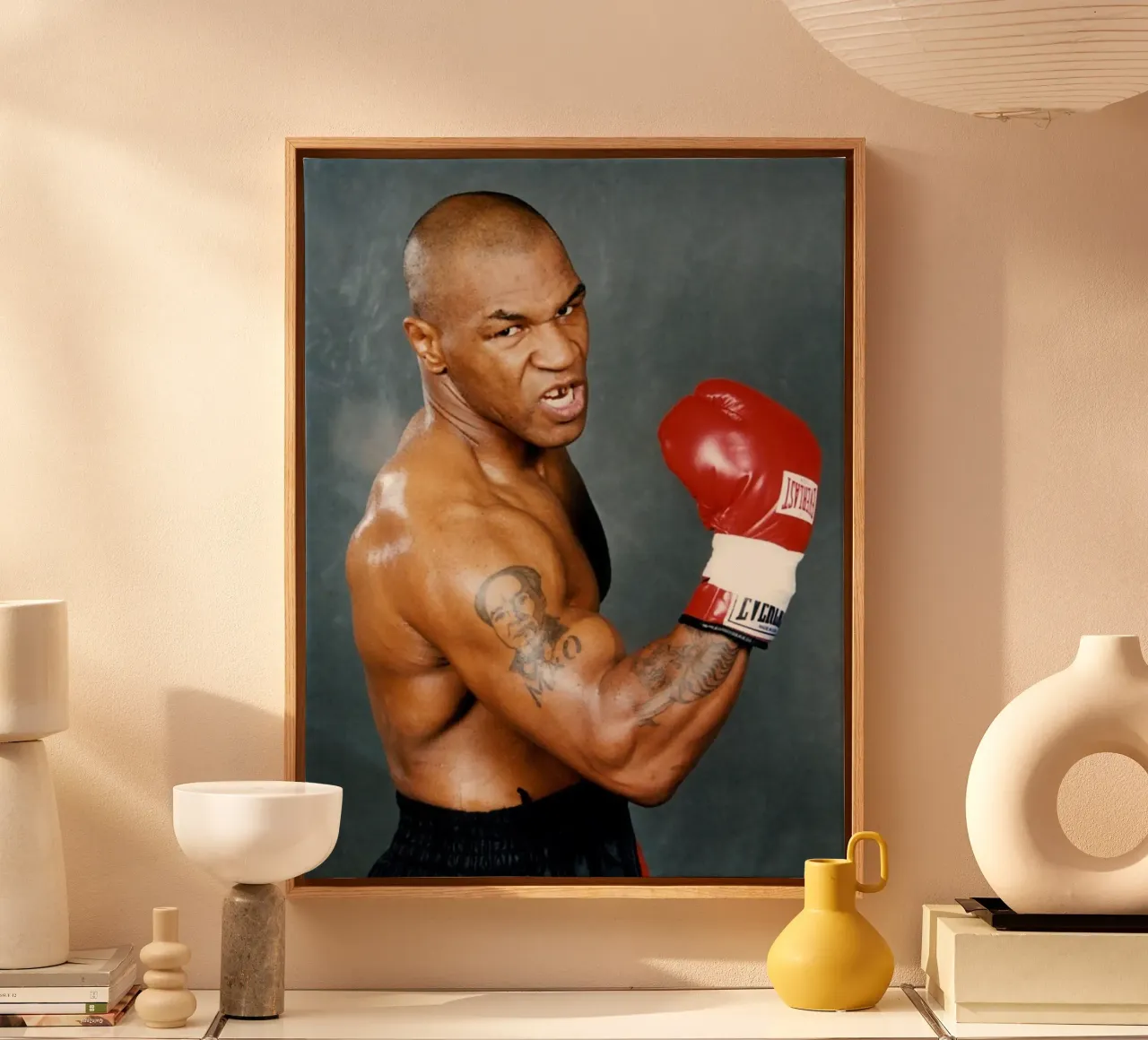 Legendes Boksen Mike Tyson canvas met Baklijst van youlisvirgo