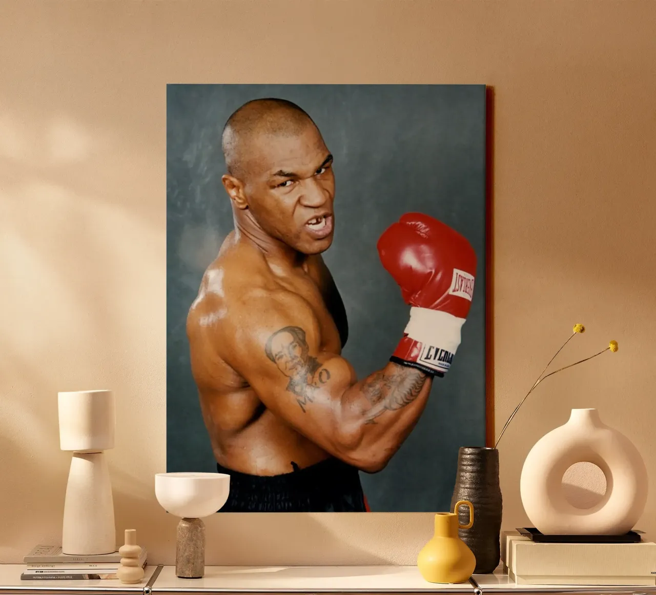Legendes Boksen Mike Tyson canvas met Baklijst van youlisvirgo