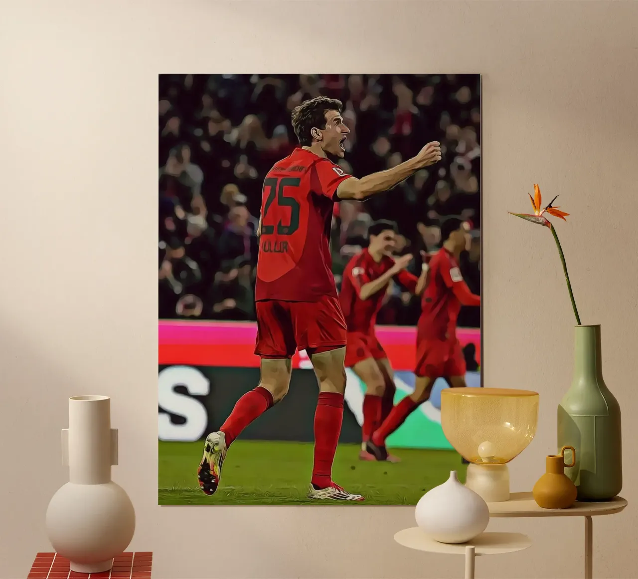Poster digitale di Thomas Müller Victory Shout poster da ArdanART
