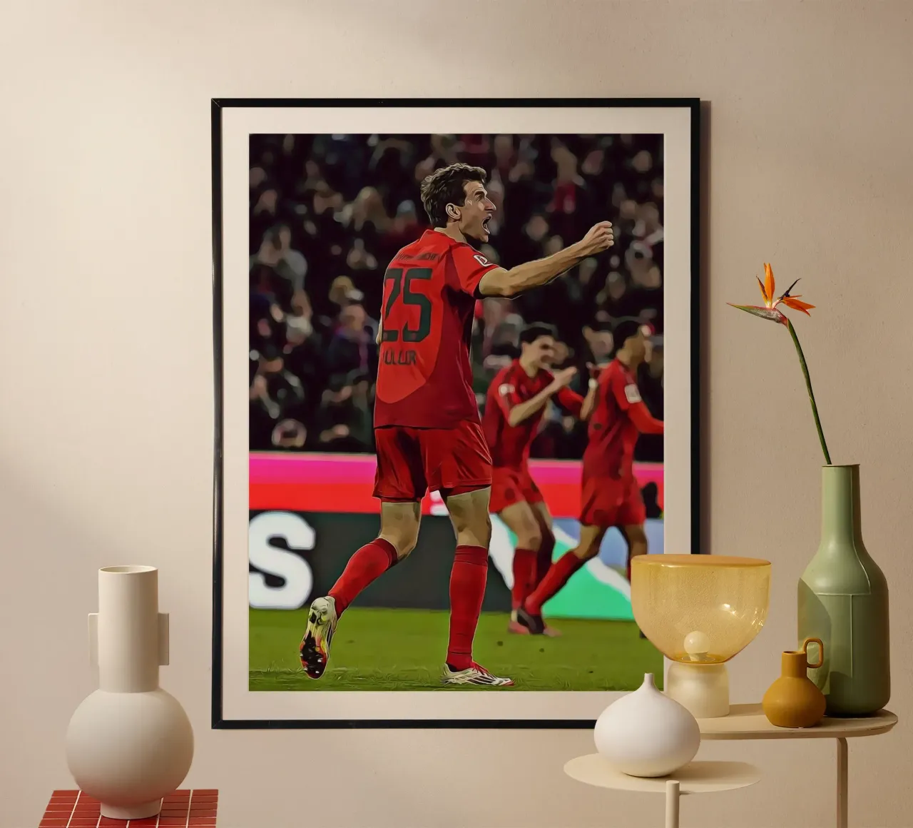 Poster digitale di Thomas Müller Victory Shout poster da ArdanART