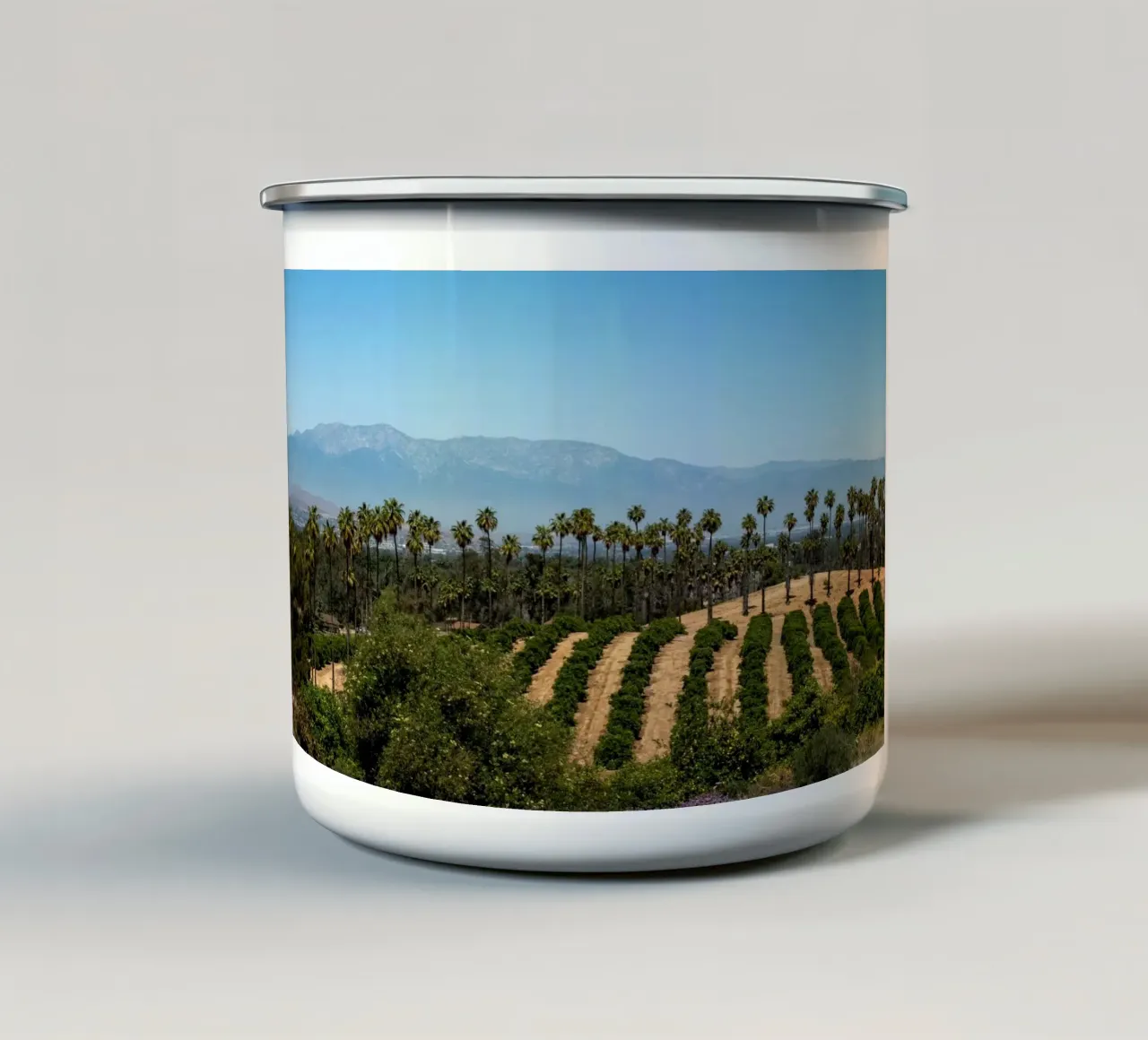 collina forestale tazza in smalto da Earthly Visions