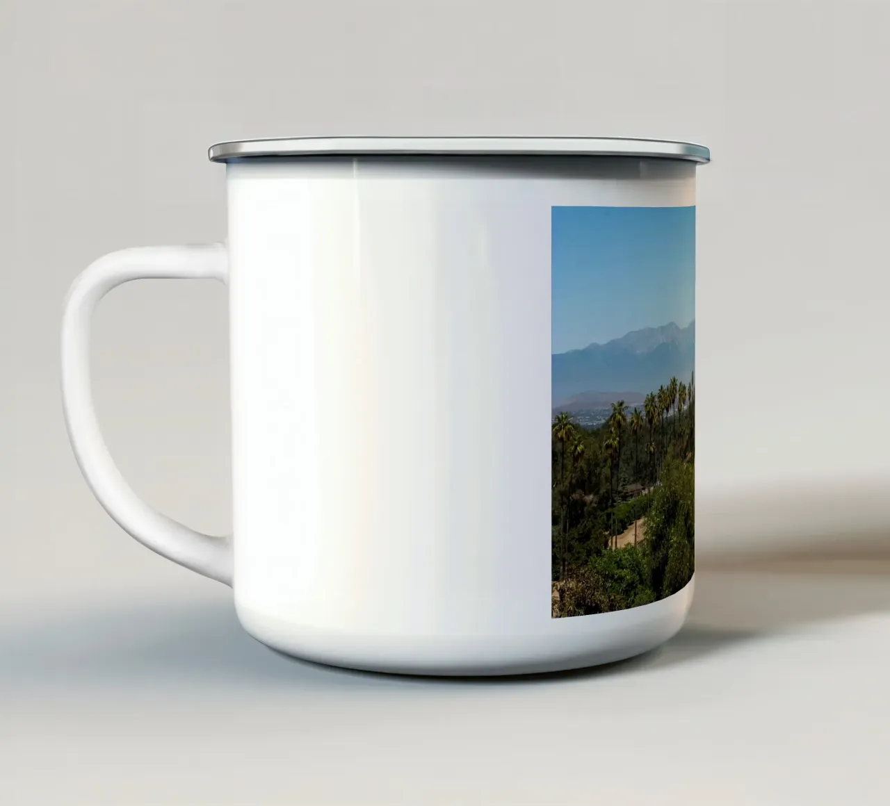collina forestale tazza in smalto da Earthly Visions