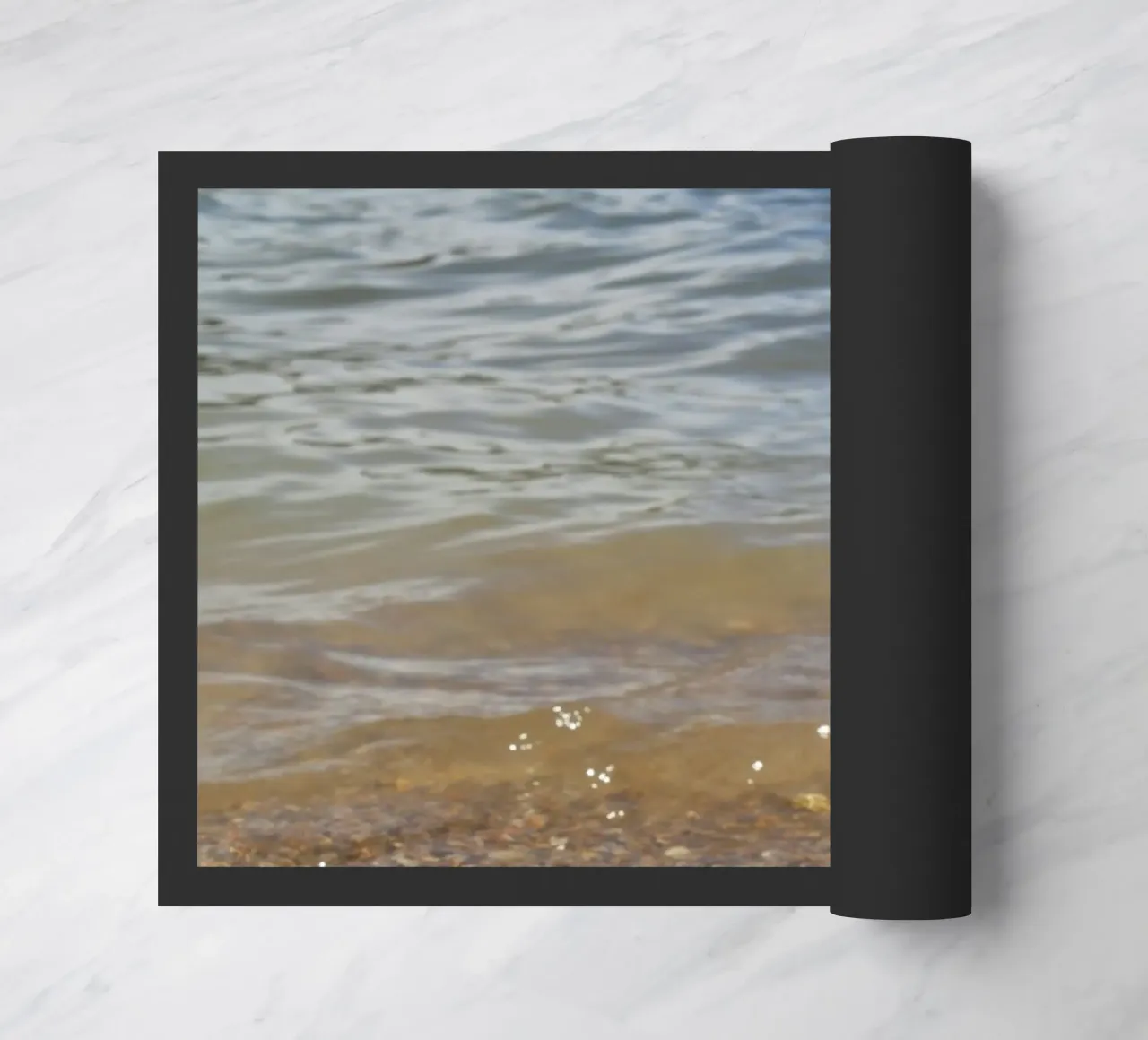 lake surface doormat by Earthly Visions