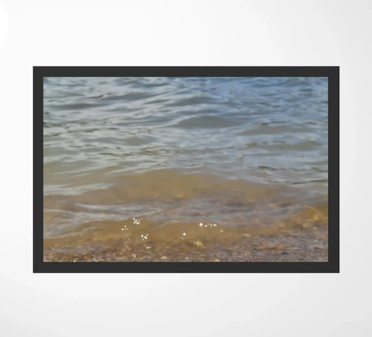 lake surface doormat by Earthly Visions