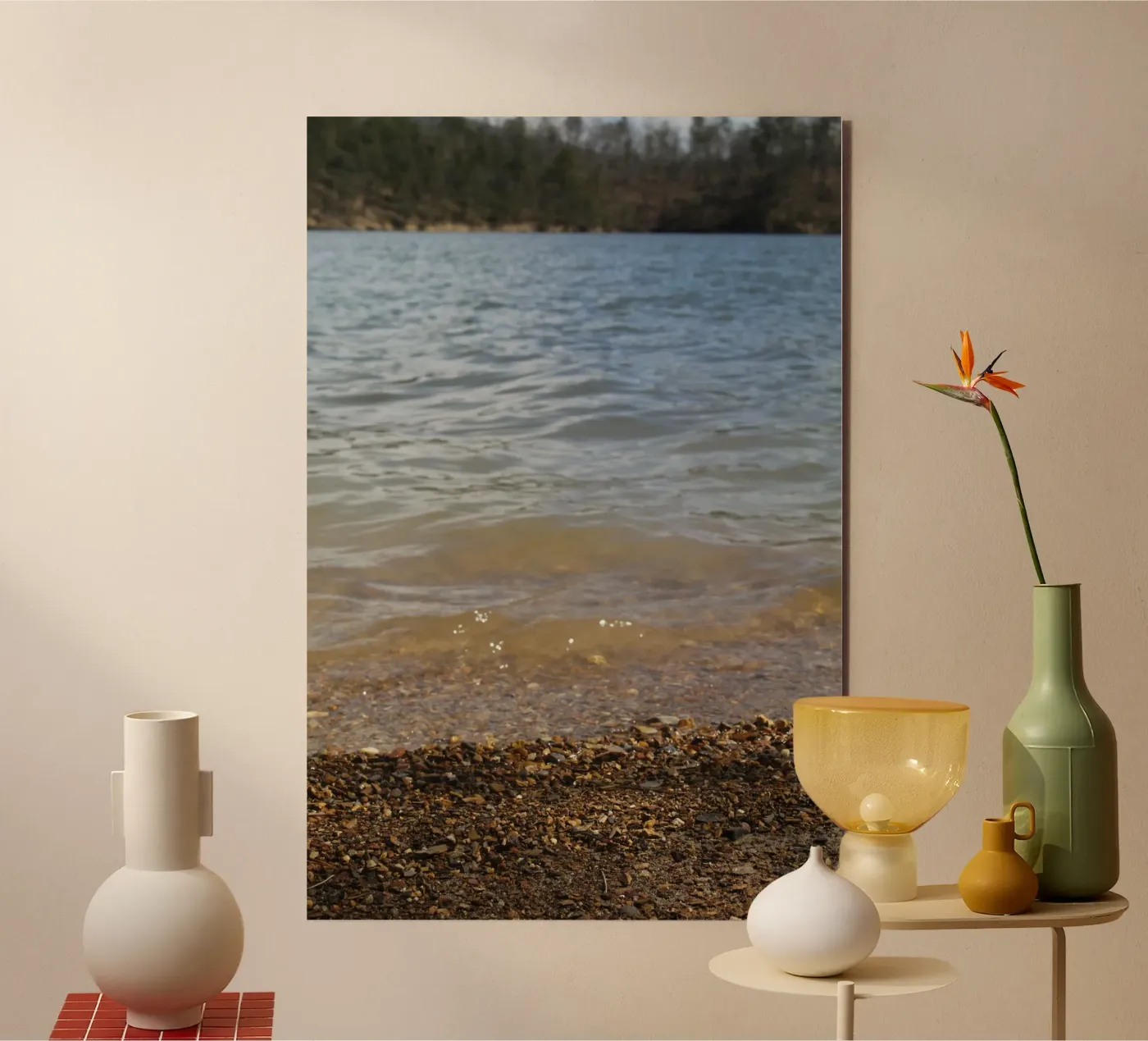 lake surface forex plate by Earthly Visions