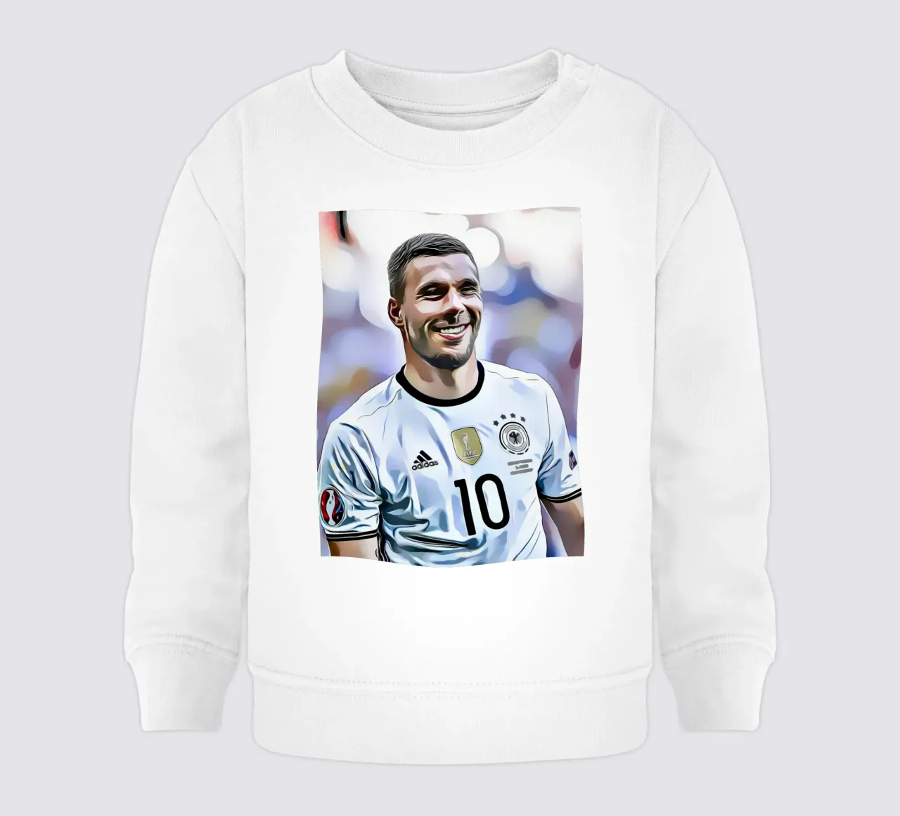 Lukas Podolski felpa neonato da dark eagle