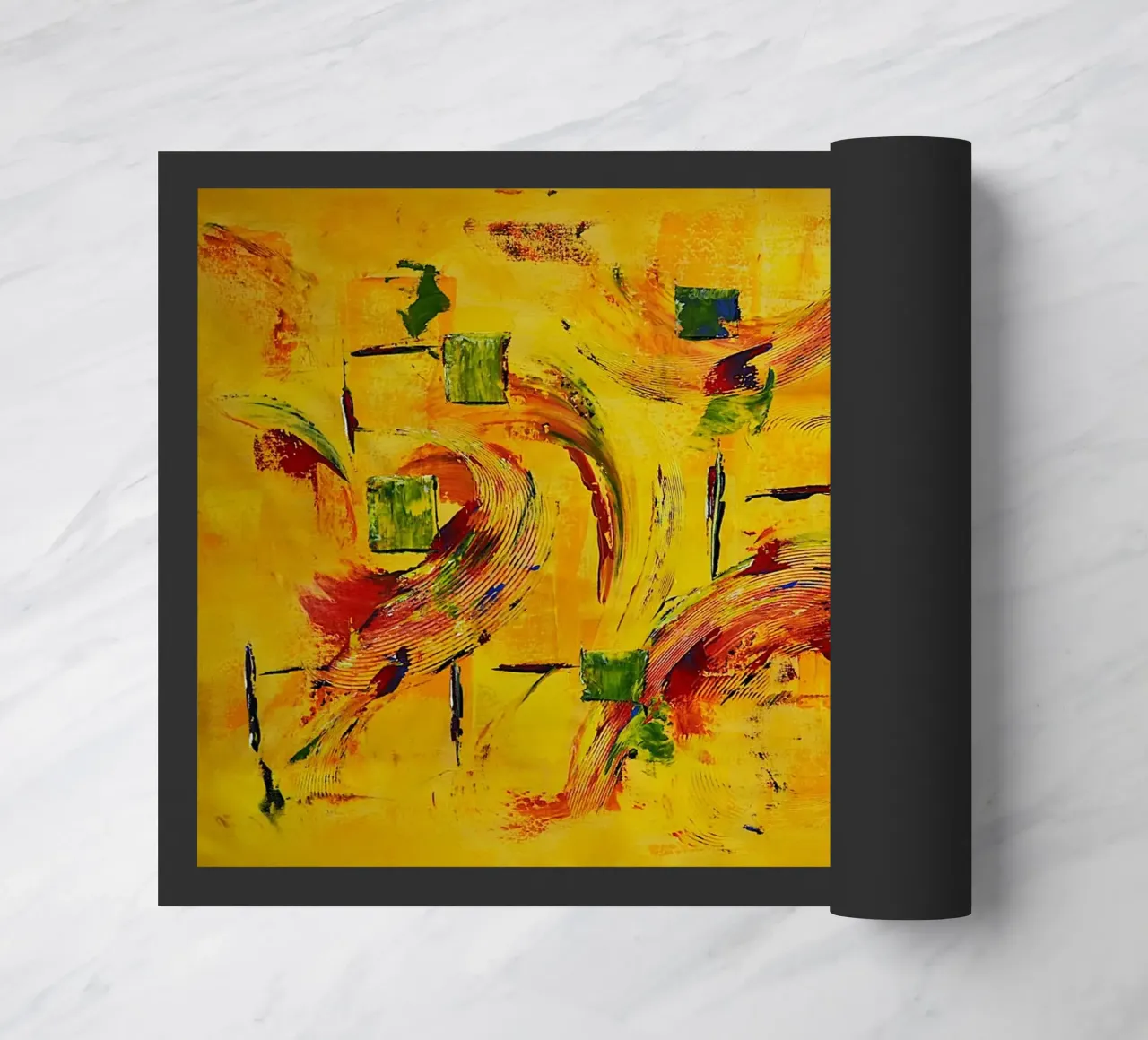 Large size 1. zerbino da Thierry Vobmann Abstract painting