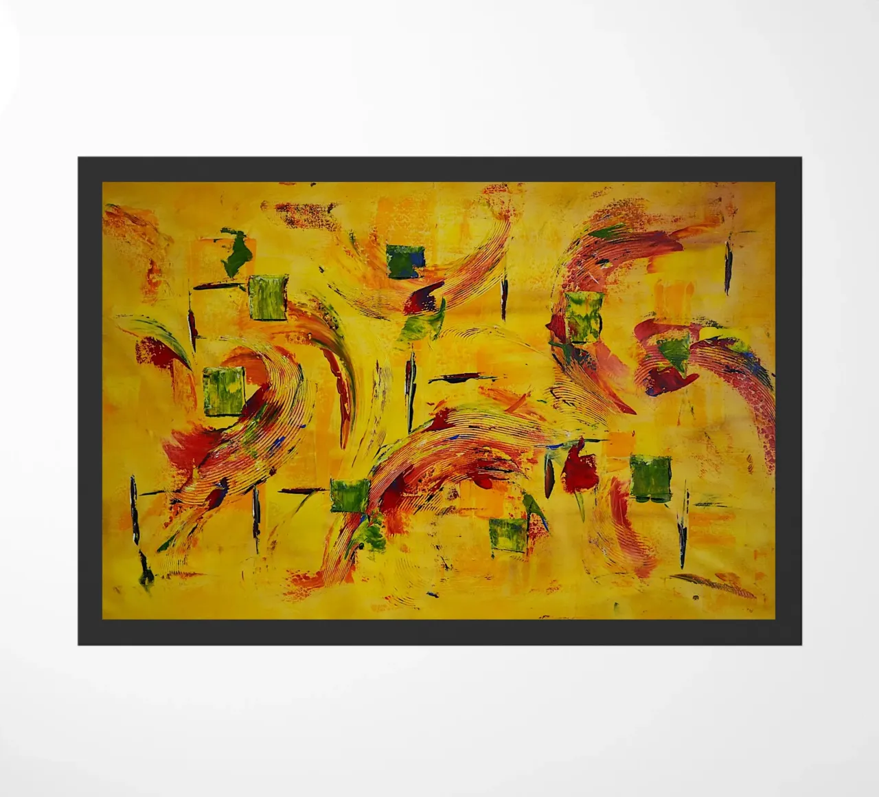 Large size 1. zerbino da Thierry Vobmann Abstract painting