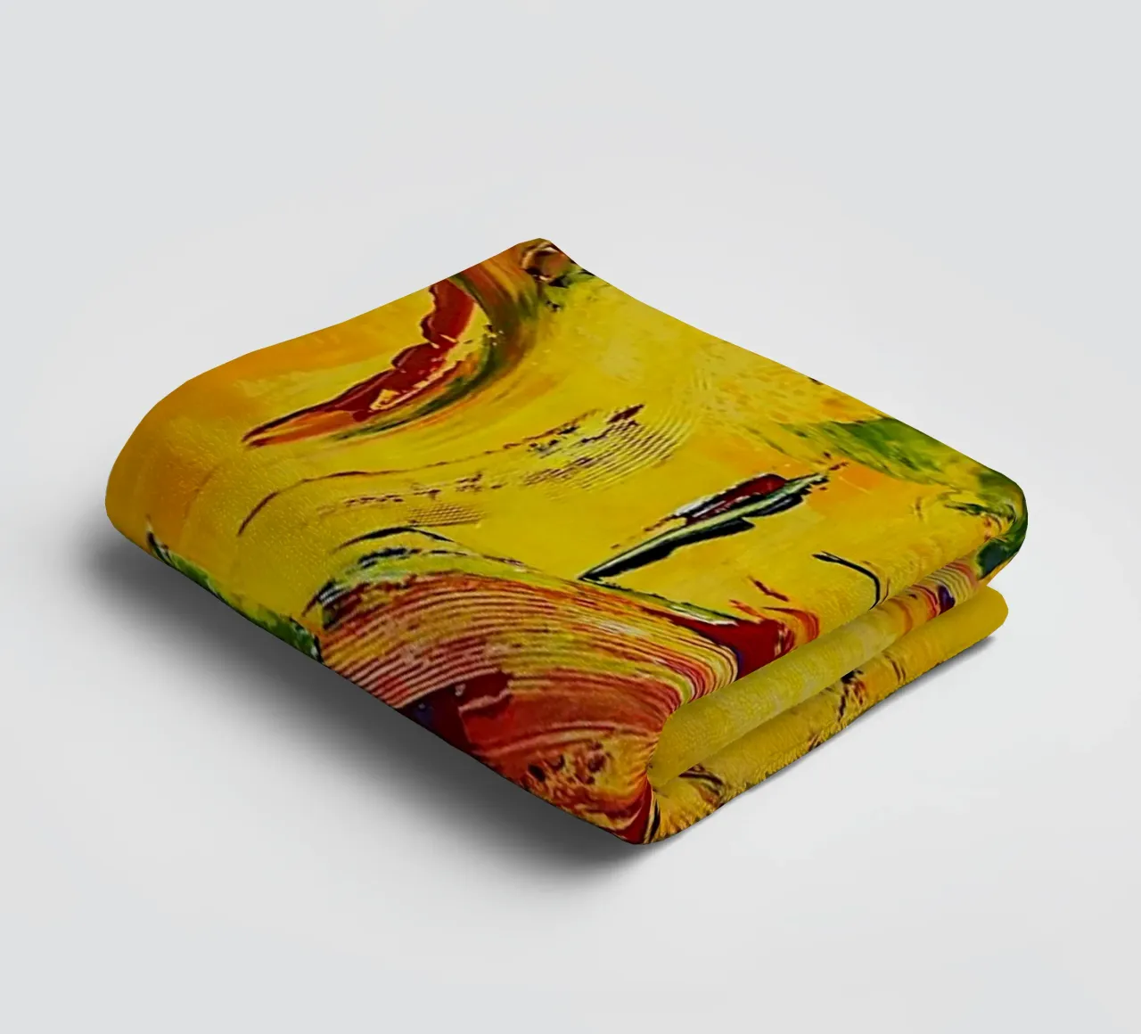 Large size 1. towel by Thierry Vobmann Abstract painting