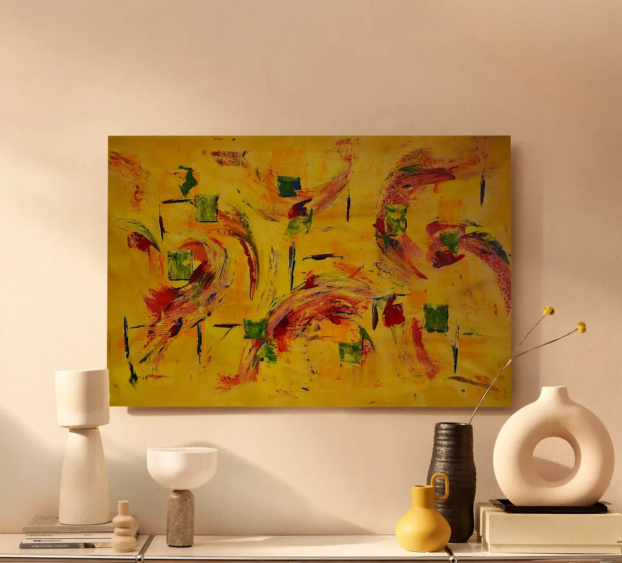 Large size 1. alluminio dibond da Thierry Vobmann Abstract painting