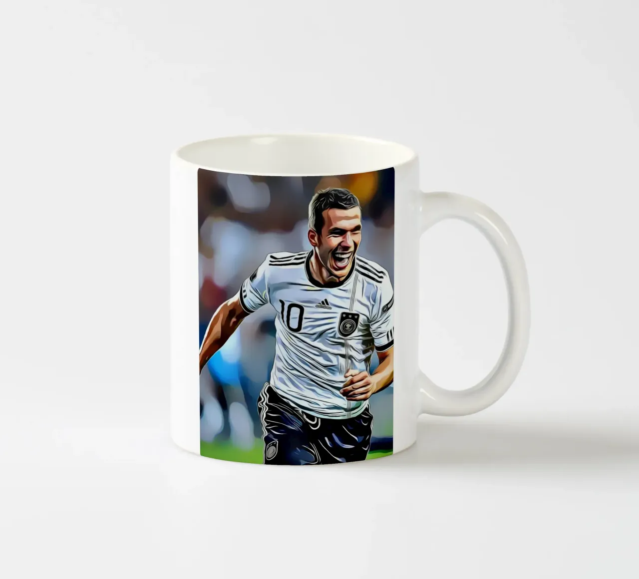 Lukas Podolski tazza in ceramica da dark eagle